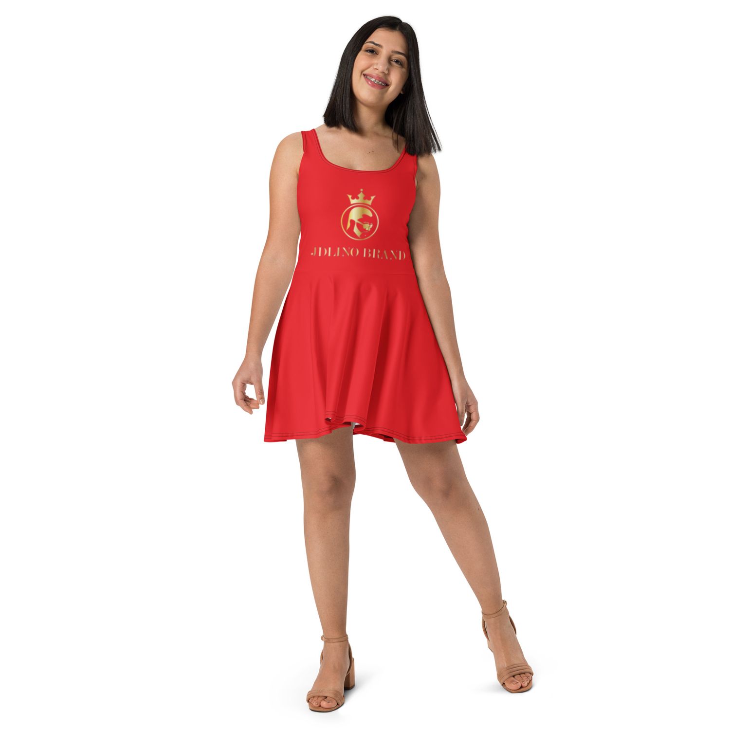 JdLino Brand R/G Skater Dress