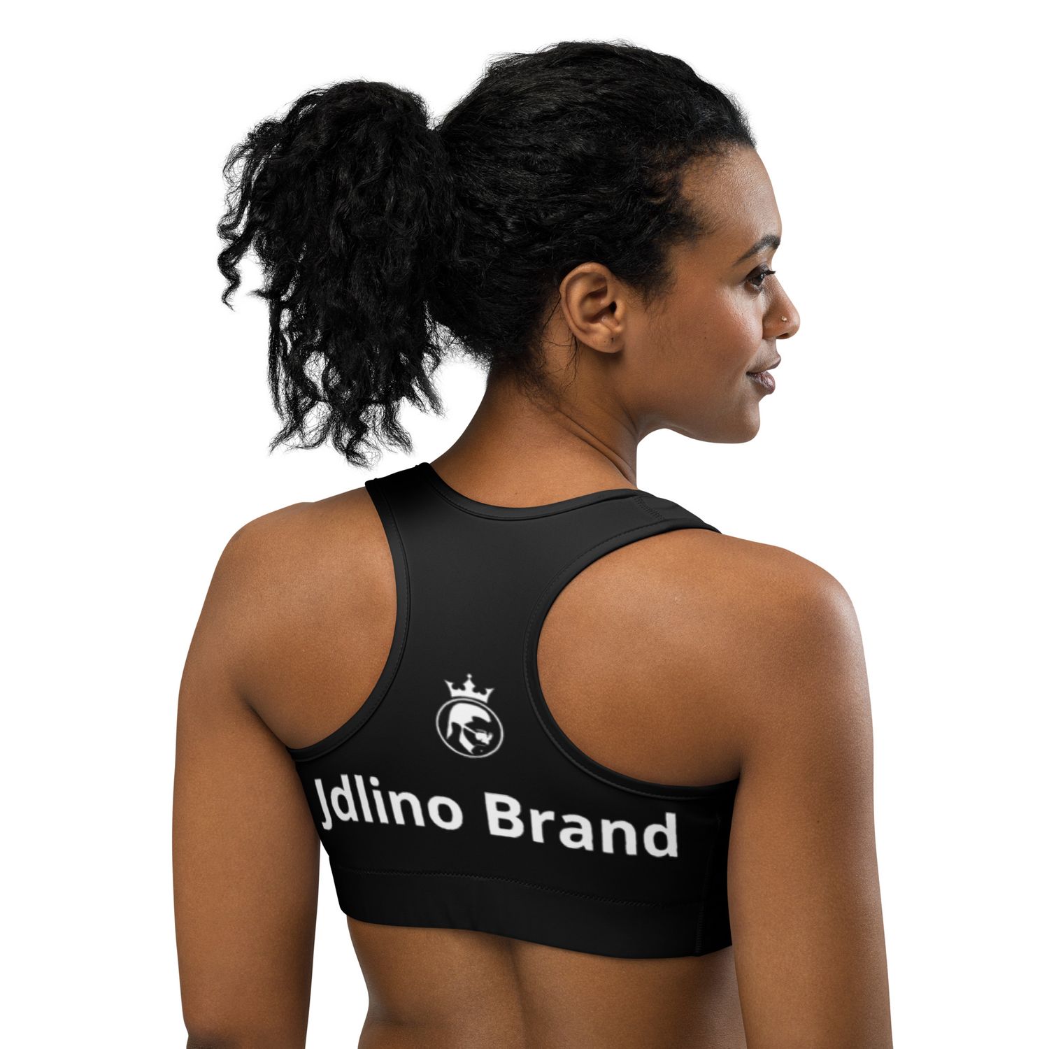 JdLino Brand B/W Sports bra