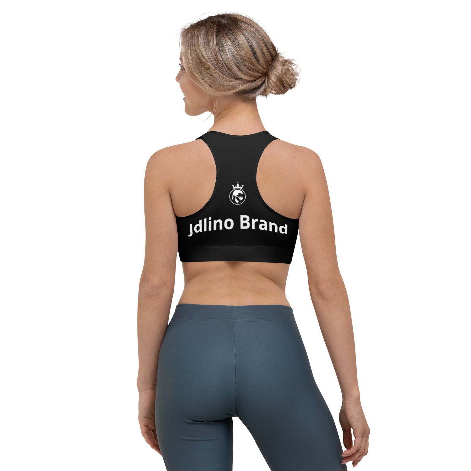 JdLino Brand B/W Sports bra