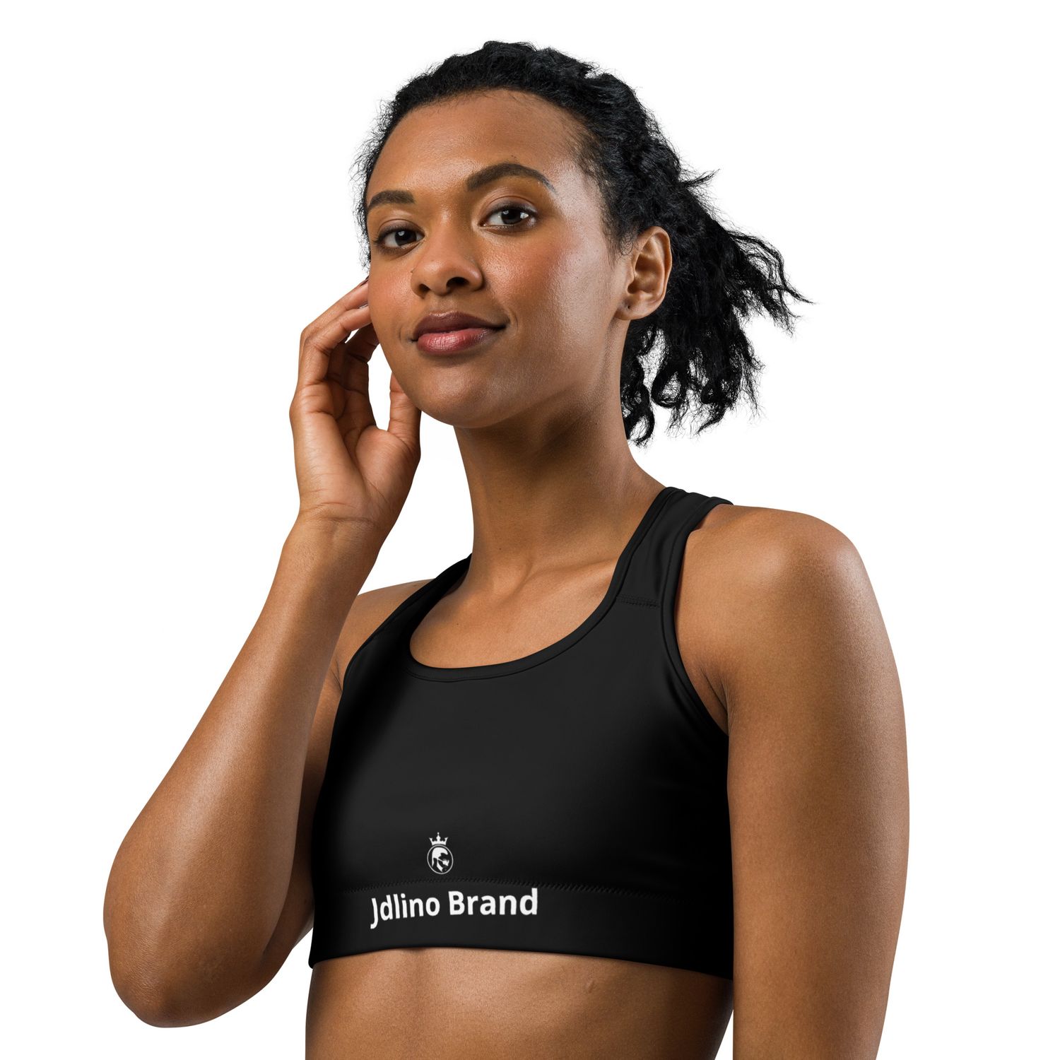 JdLino Brand B/W Sports bra