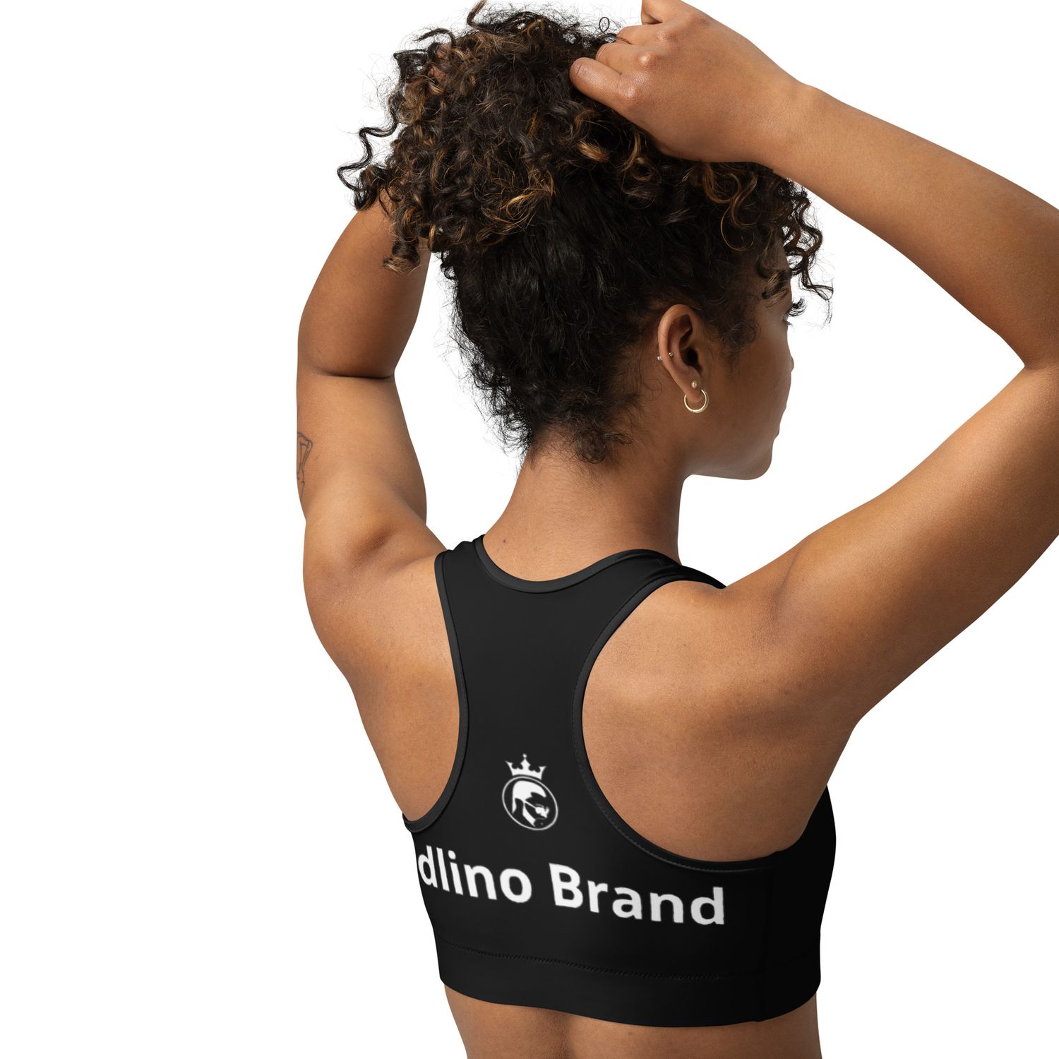 JdLino Brand B/W Sports bra