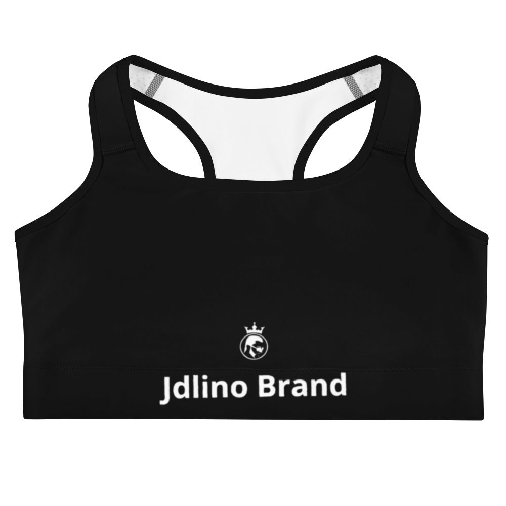 JdLino Brand B/W Sports bra
