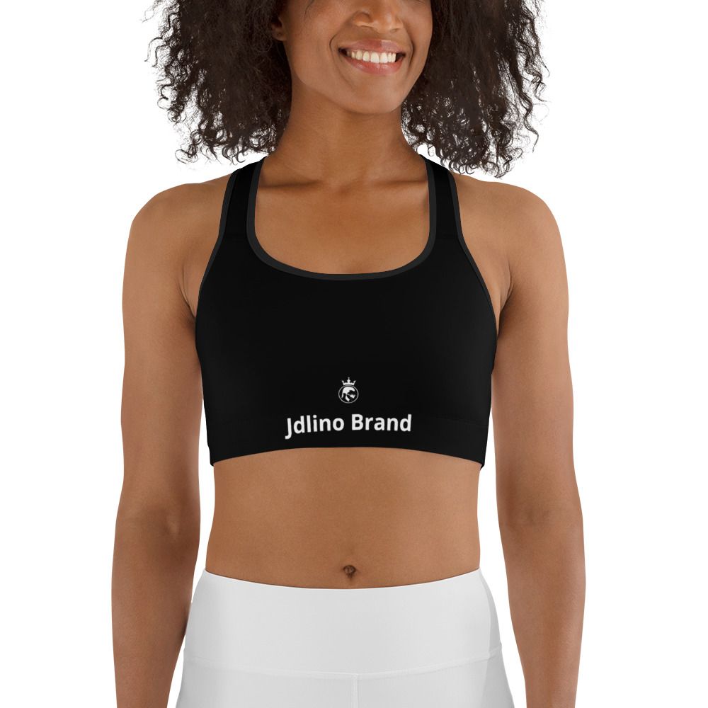 JdLino Brand B/W Sports bra