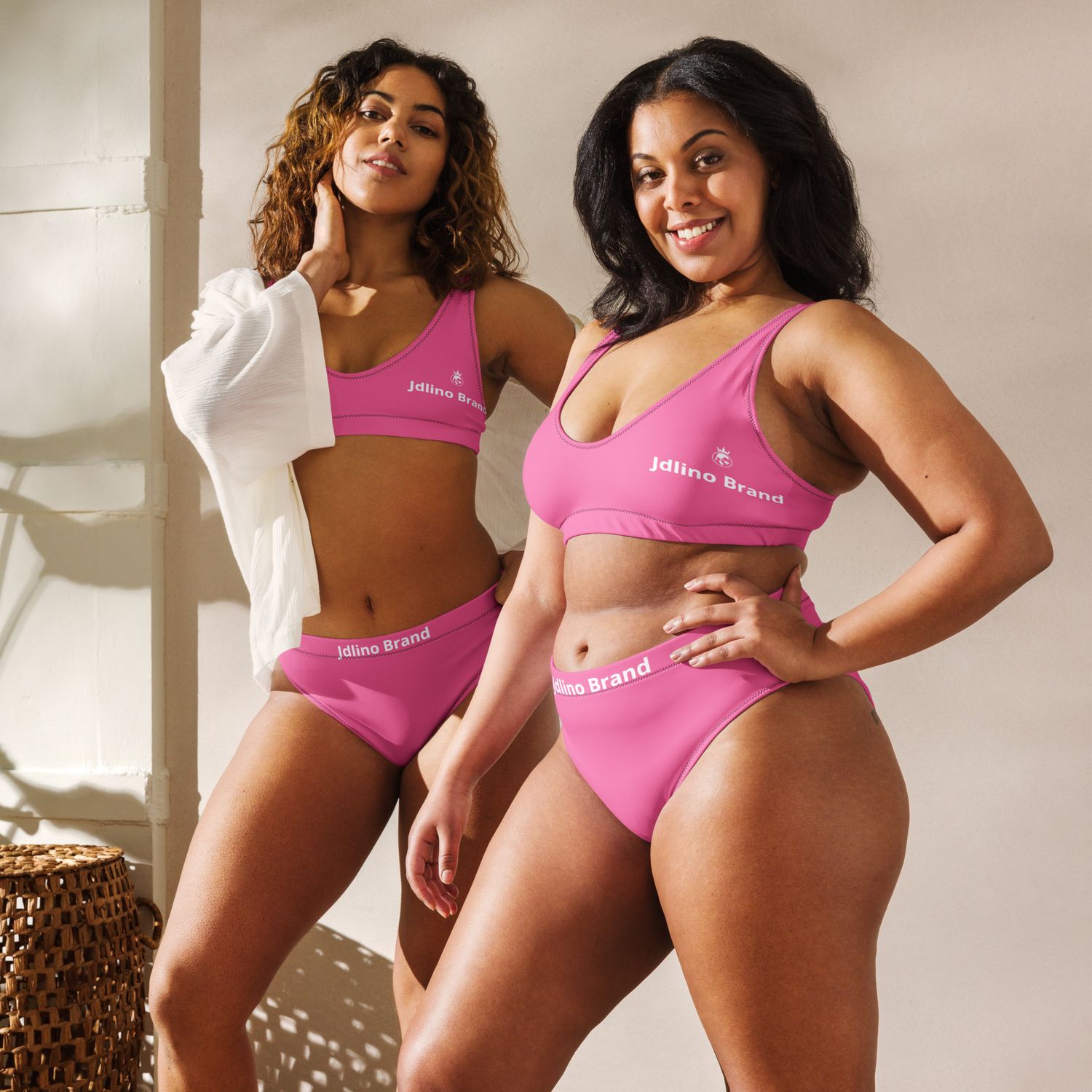 JdLino Brand P/W Recycled high-waisted bikini