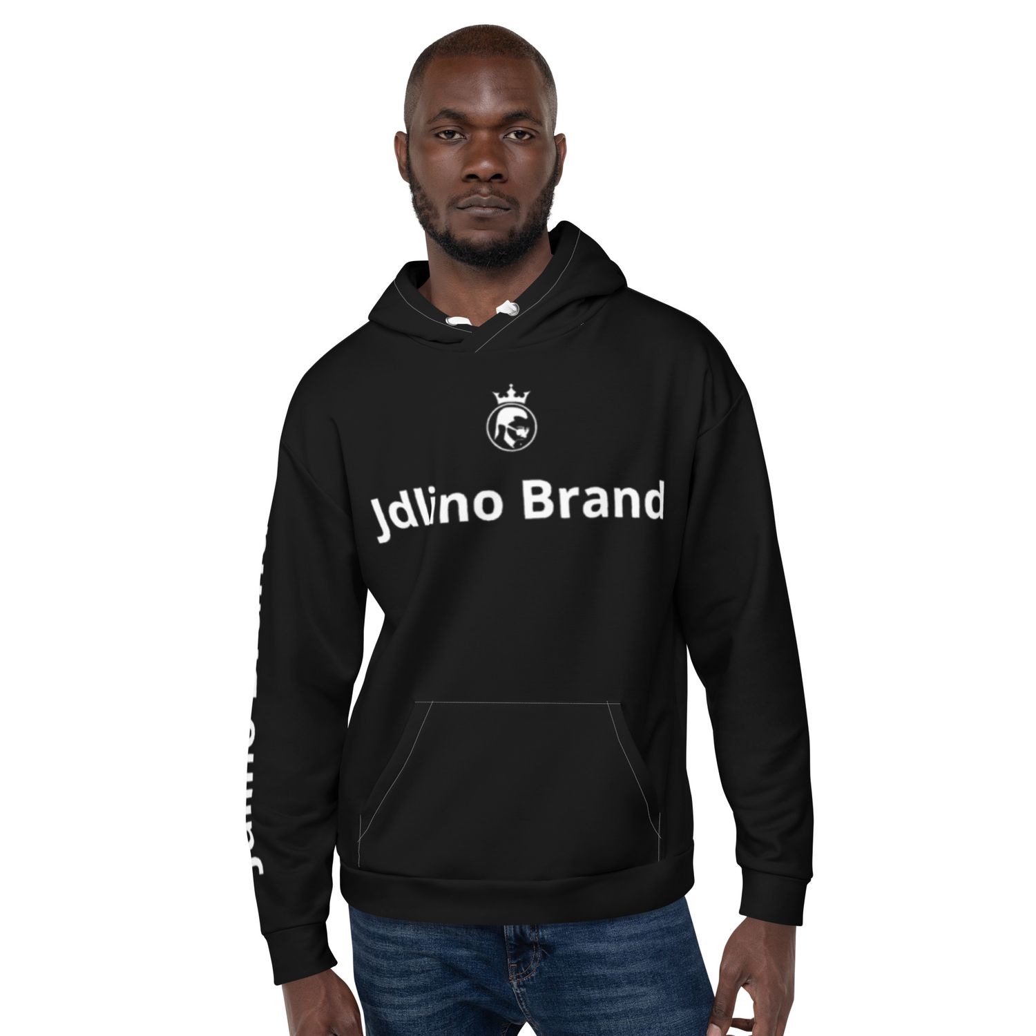 JdLino Brand B/W Unisex Hoodie
