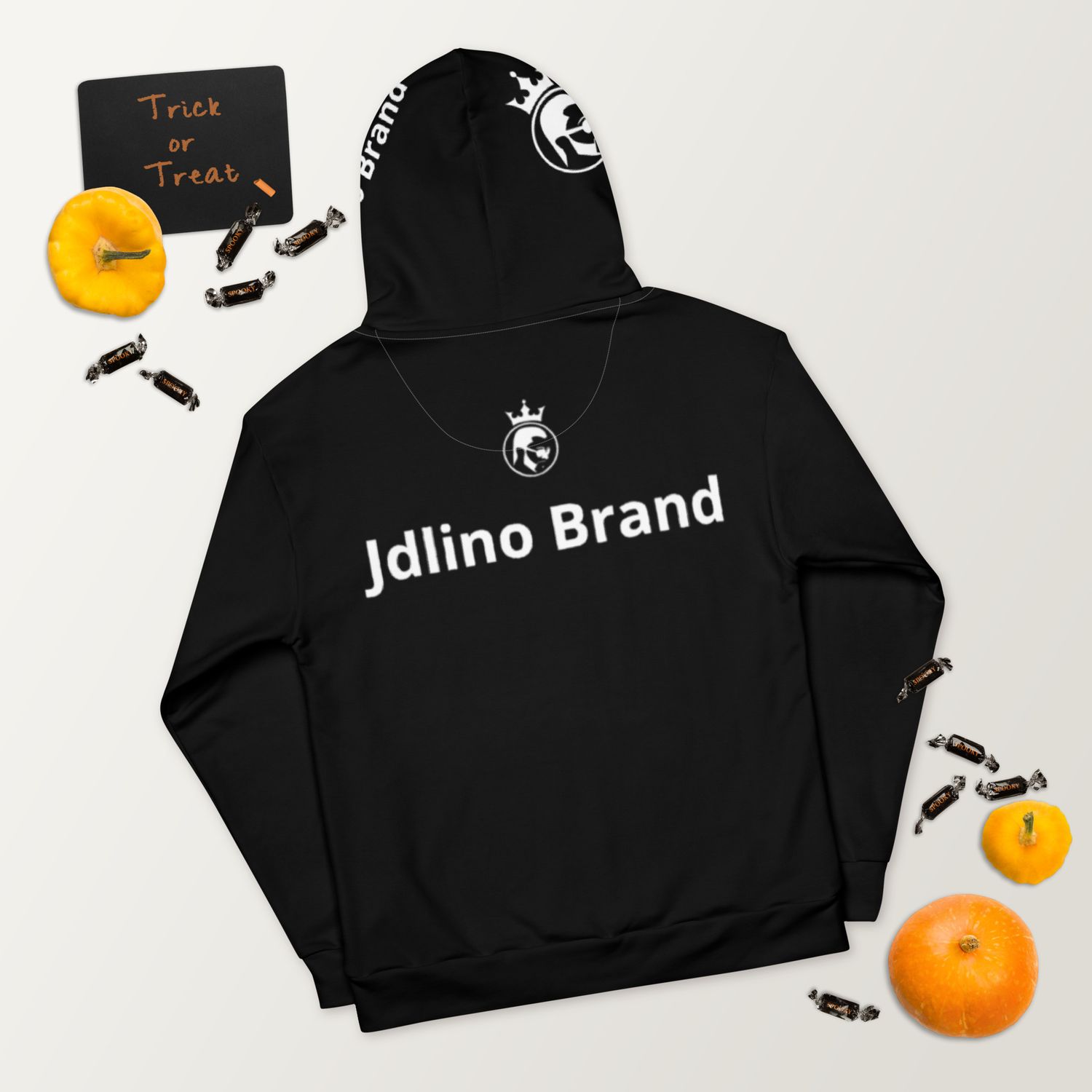 JdLino Brand B/W Unisex Hoodie