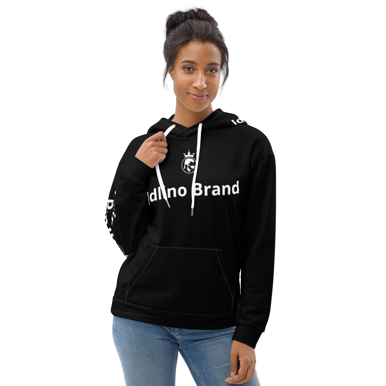 JdLino Brand B/W Unisex Hoodie