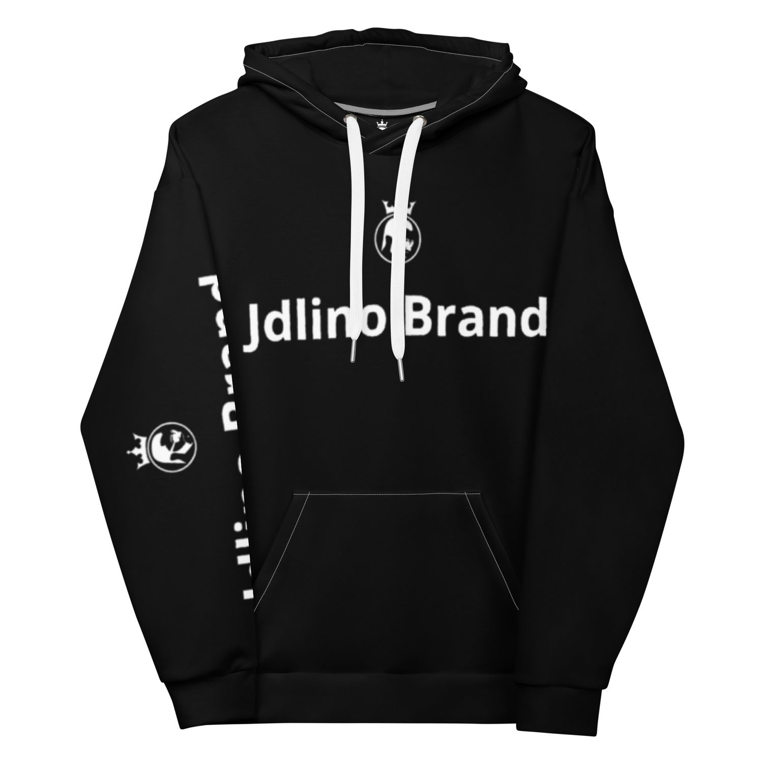 JdLino Brand B/W Unisex Hoodie