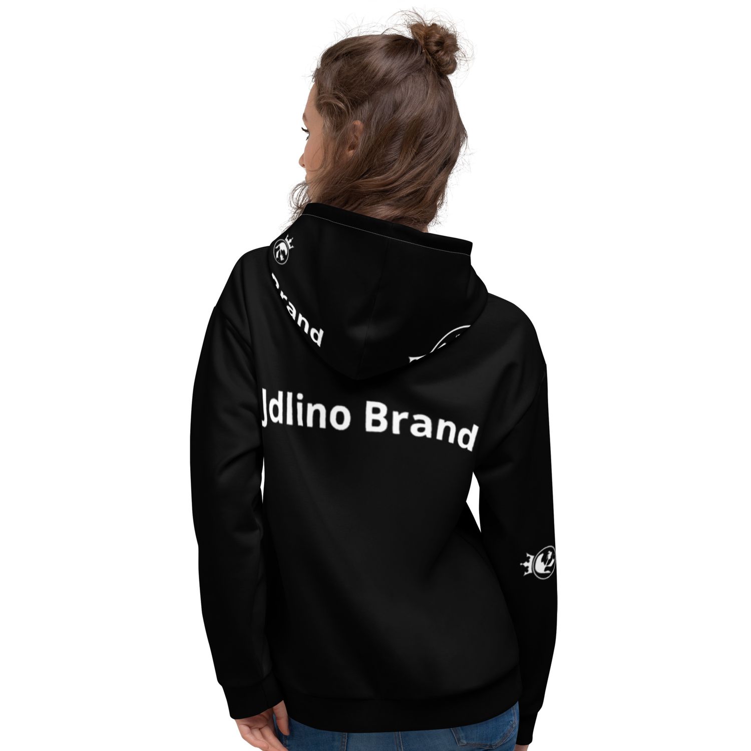 JdLino Brand B/W Unisex Hoodie