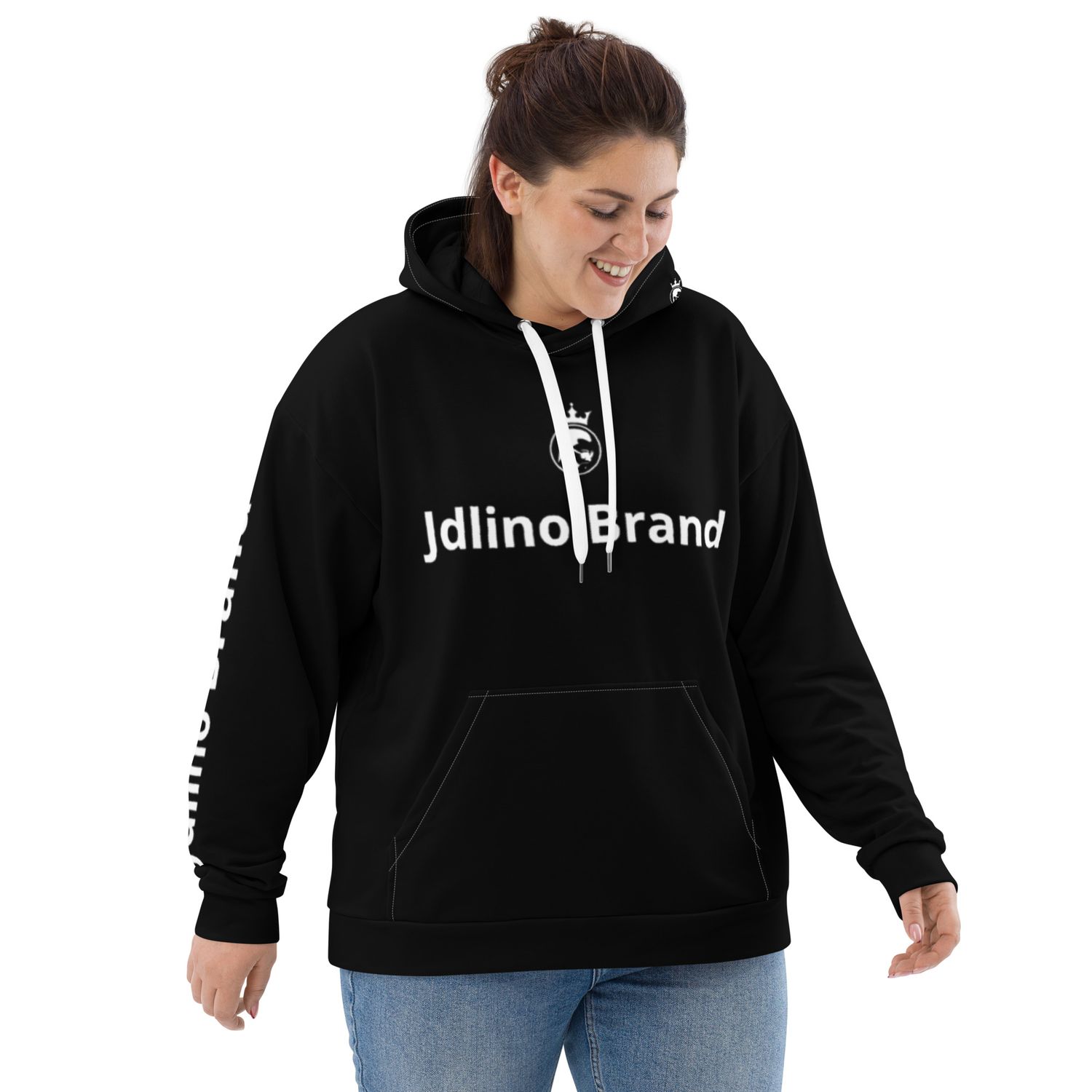 JdLino Brand B/W Unisex Hoodie