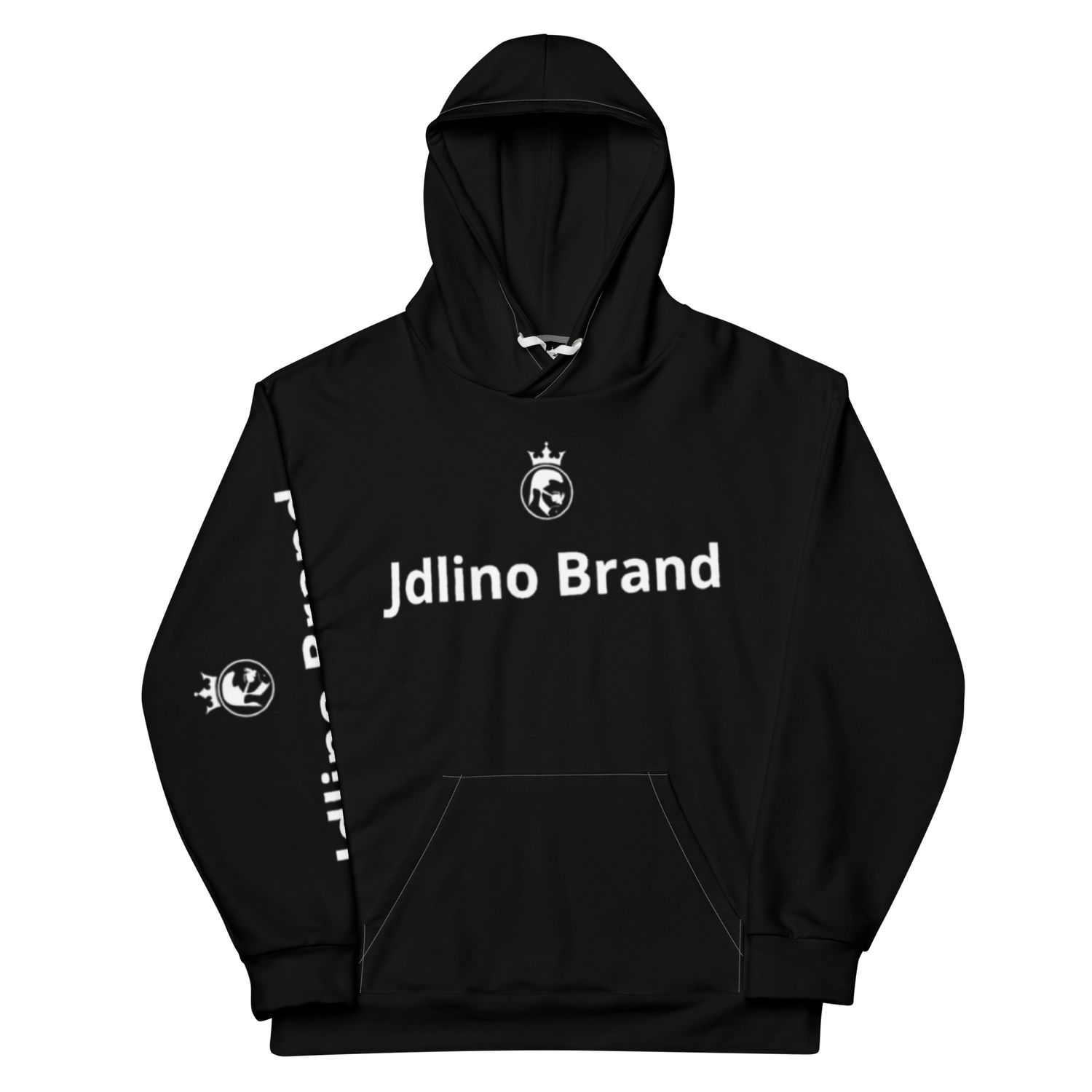 JdLino Brand B/W Unisex Hoodie