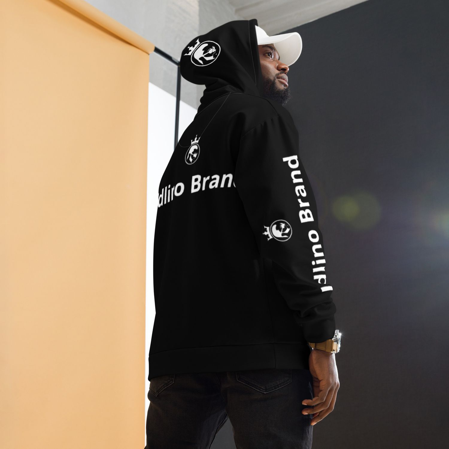 JdLino Brand B/W Unisex Hoodie