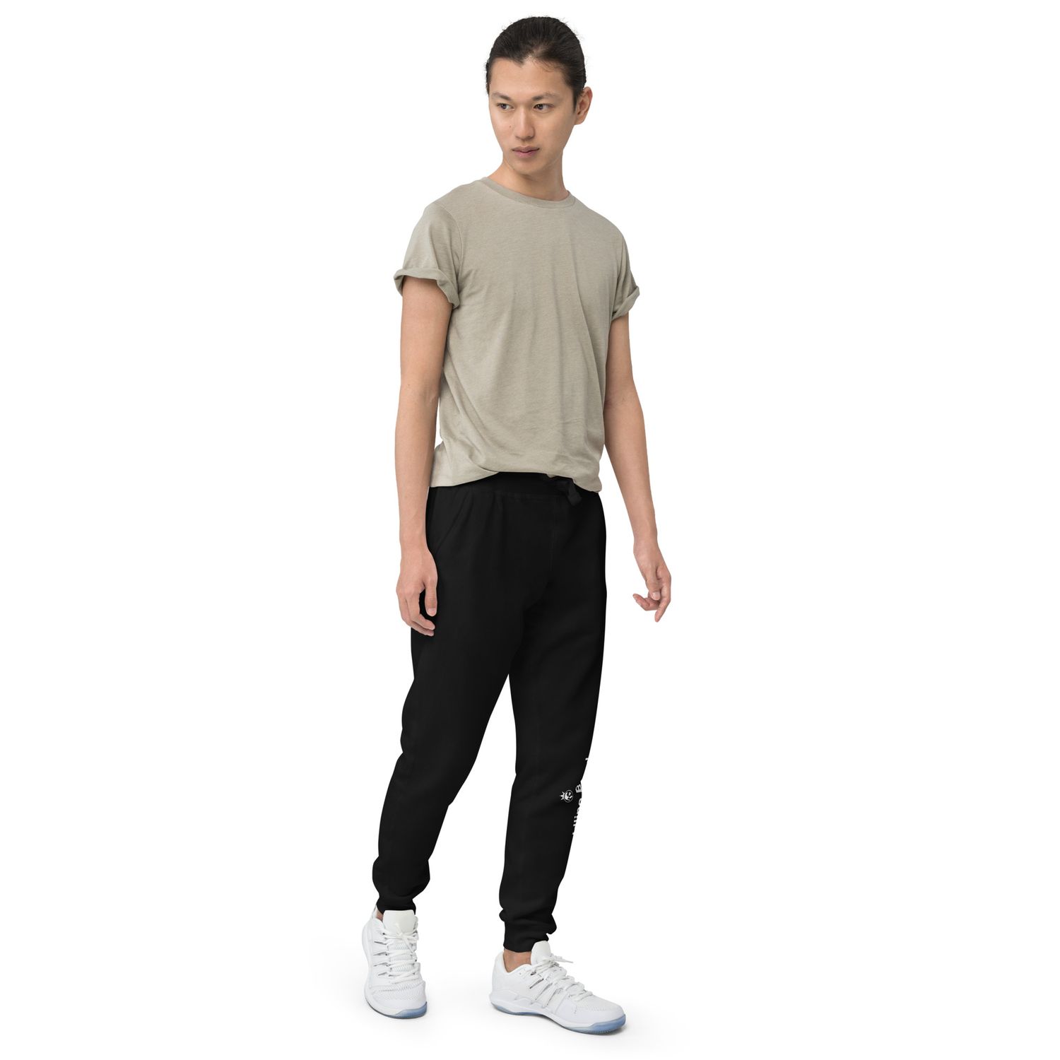 JdLino Brand B/W Unisex fleece sweatpants