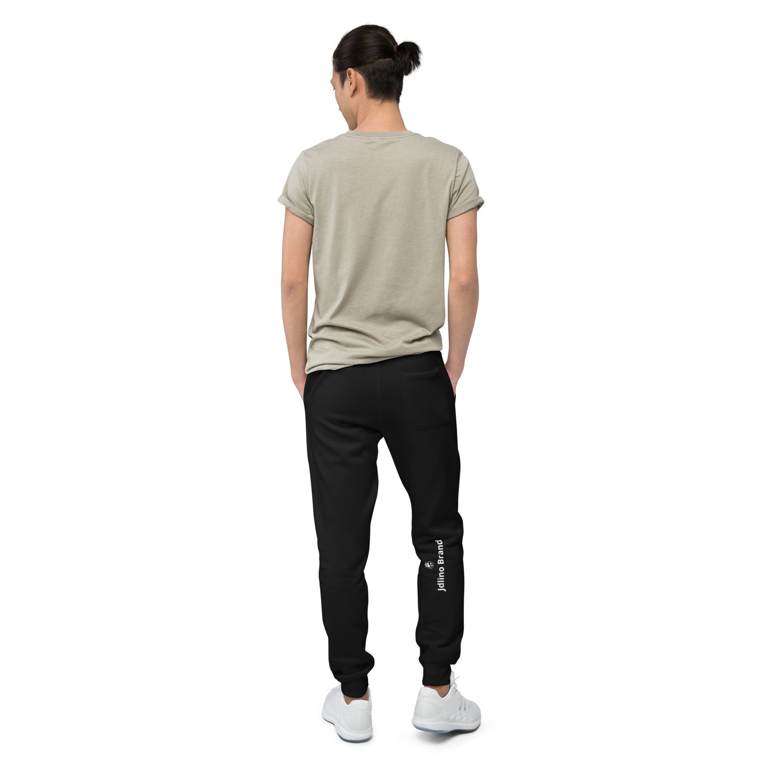 JdLino Brand B/W Unisex fleece sweatpants
