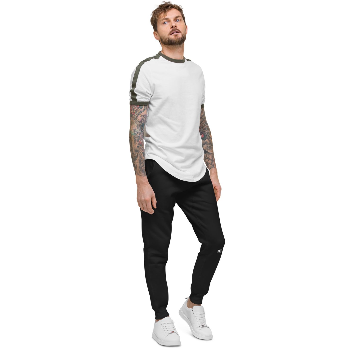 JdLino Brand B/W Unisex fleece sweatpants