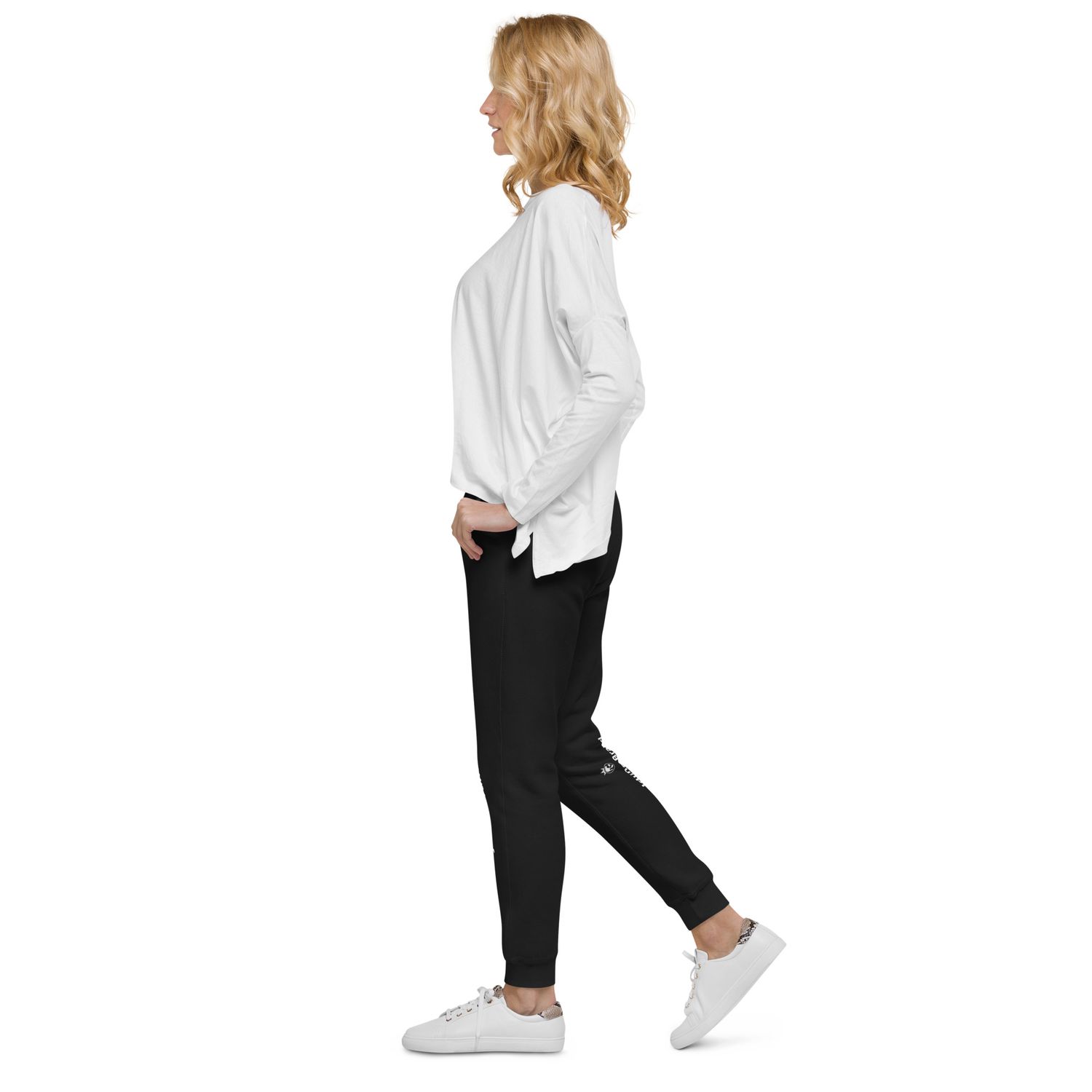 JdLino Brand B/W Unisex fleece sweatpants