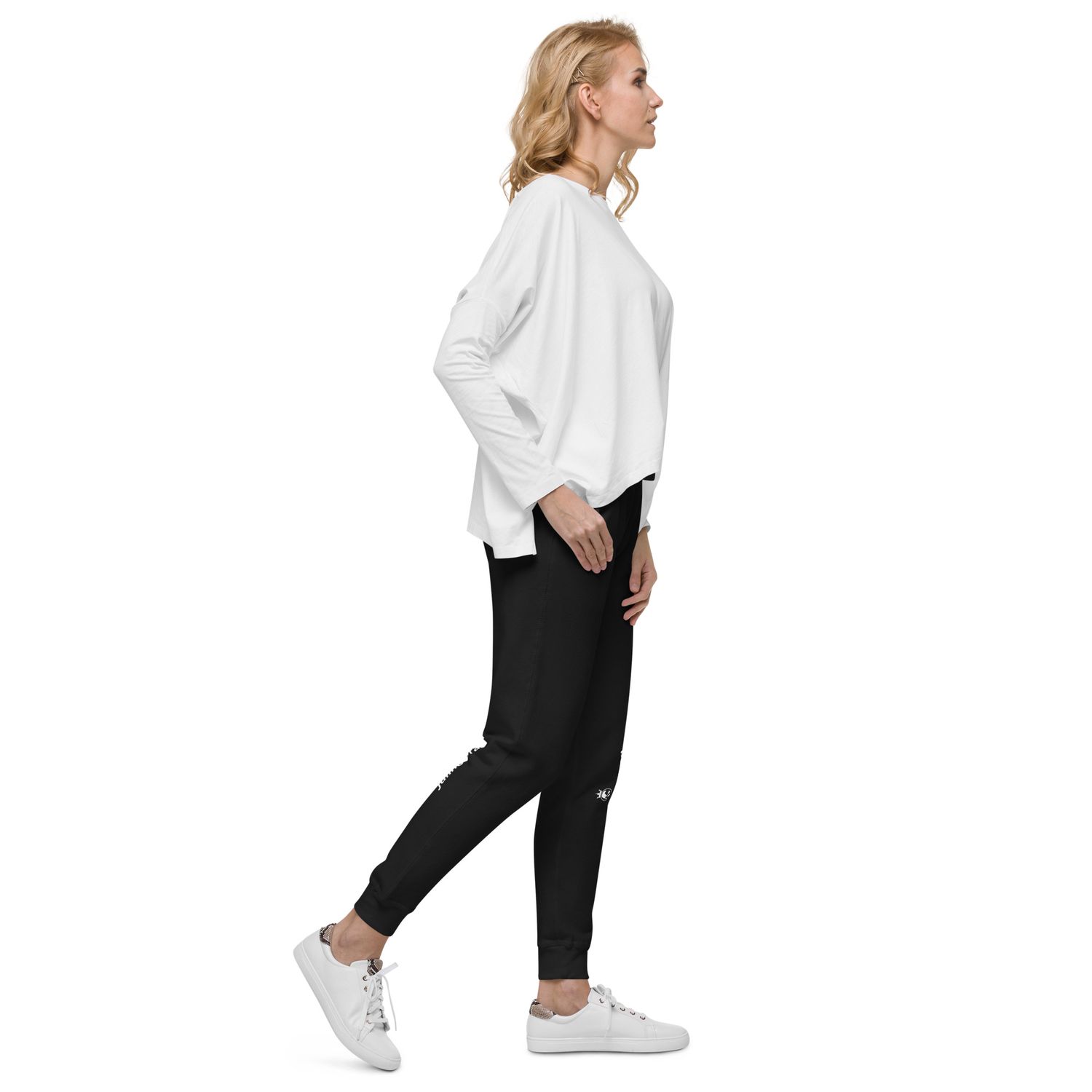 JdLino Brand B/W Unisex fleece sweatpants