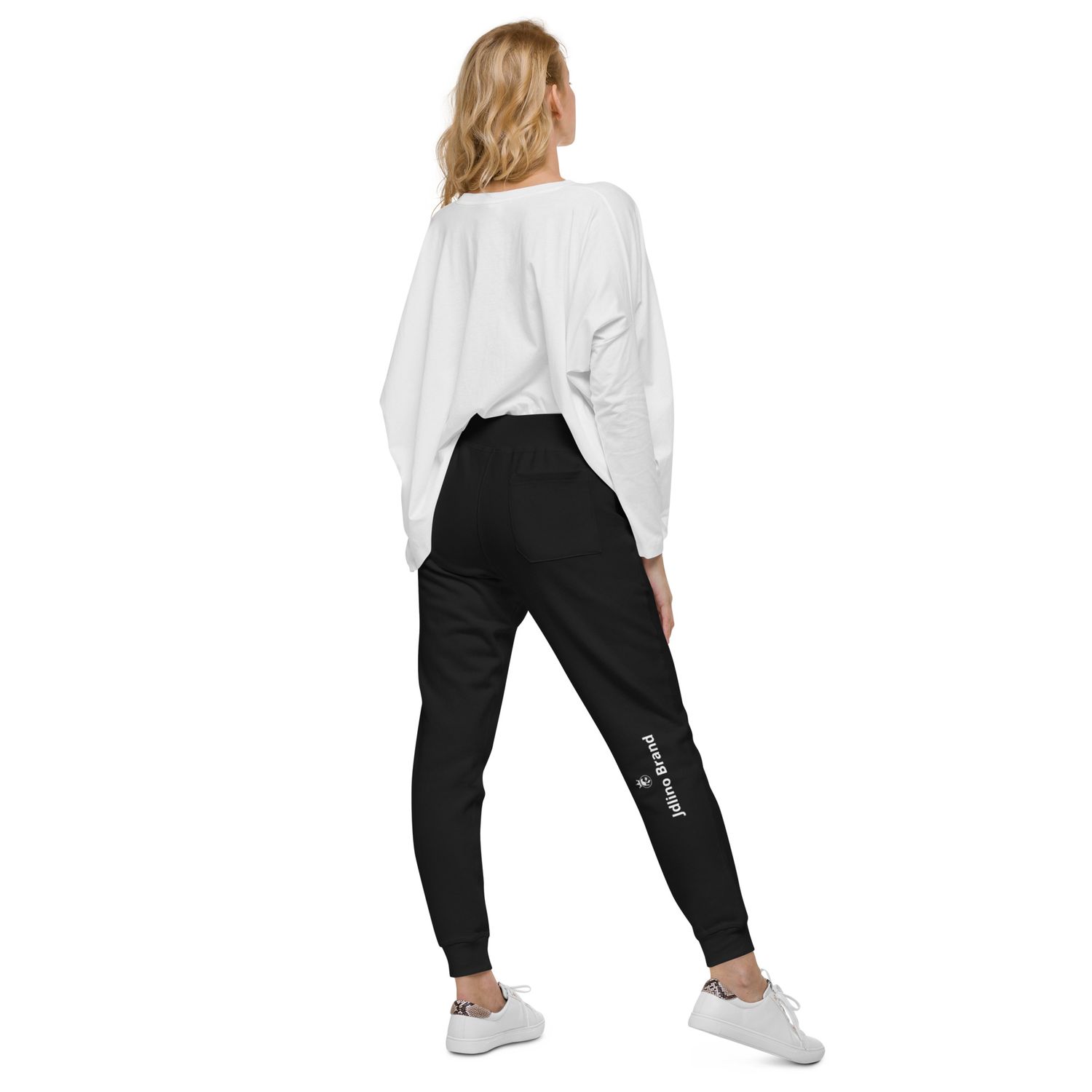 JdLino Brand B/W Unisex fleece sweatpants