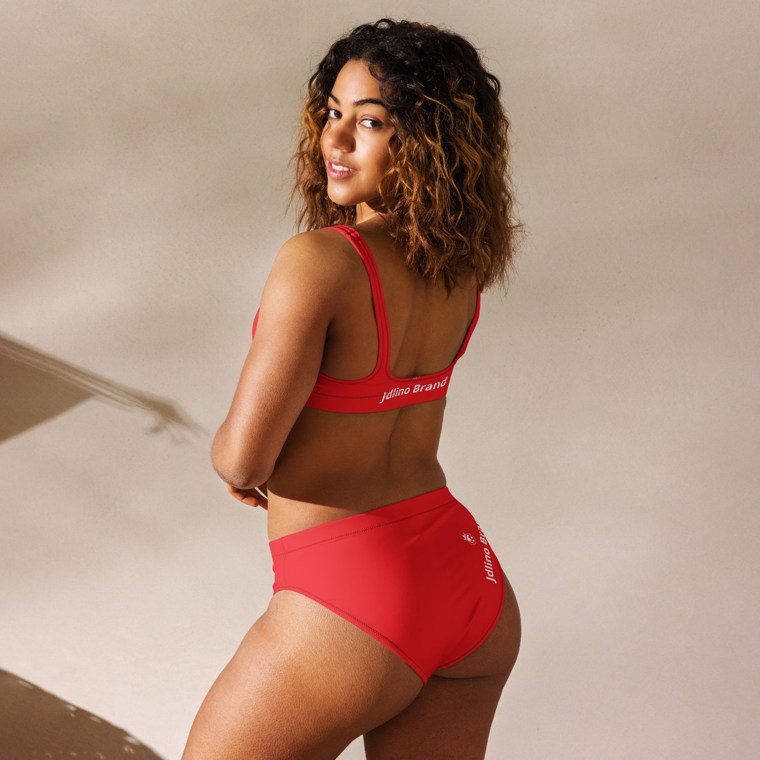 JdLino Brand R/W Recycled high-waisted bikini