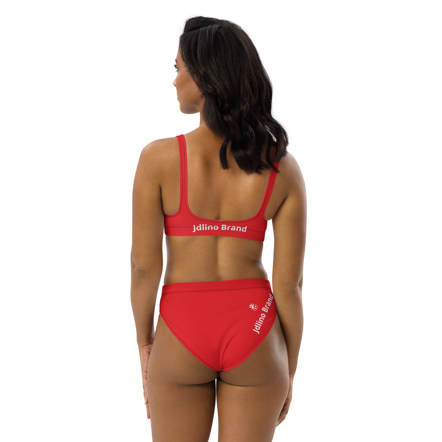 JdLino Brand R/W Recycled high-waisted bikini