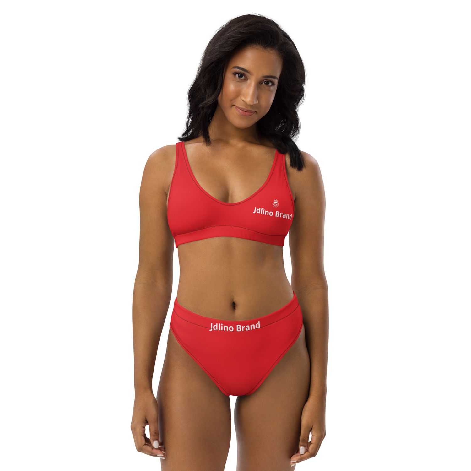 JdLino Brand R/W Recycled high-waisted bikini