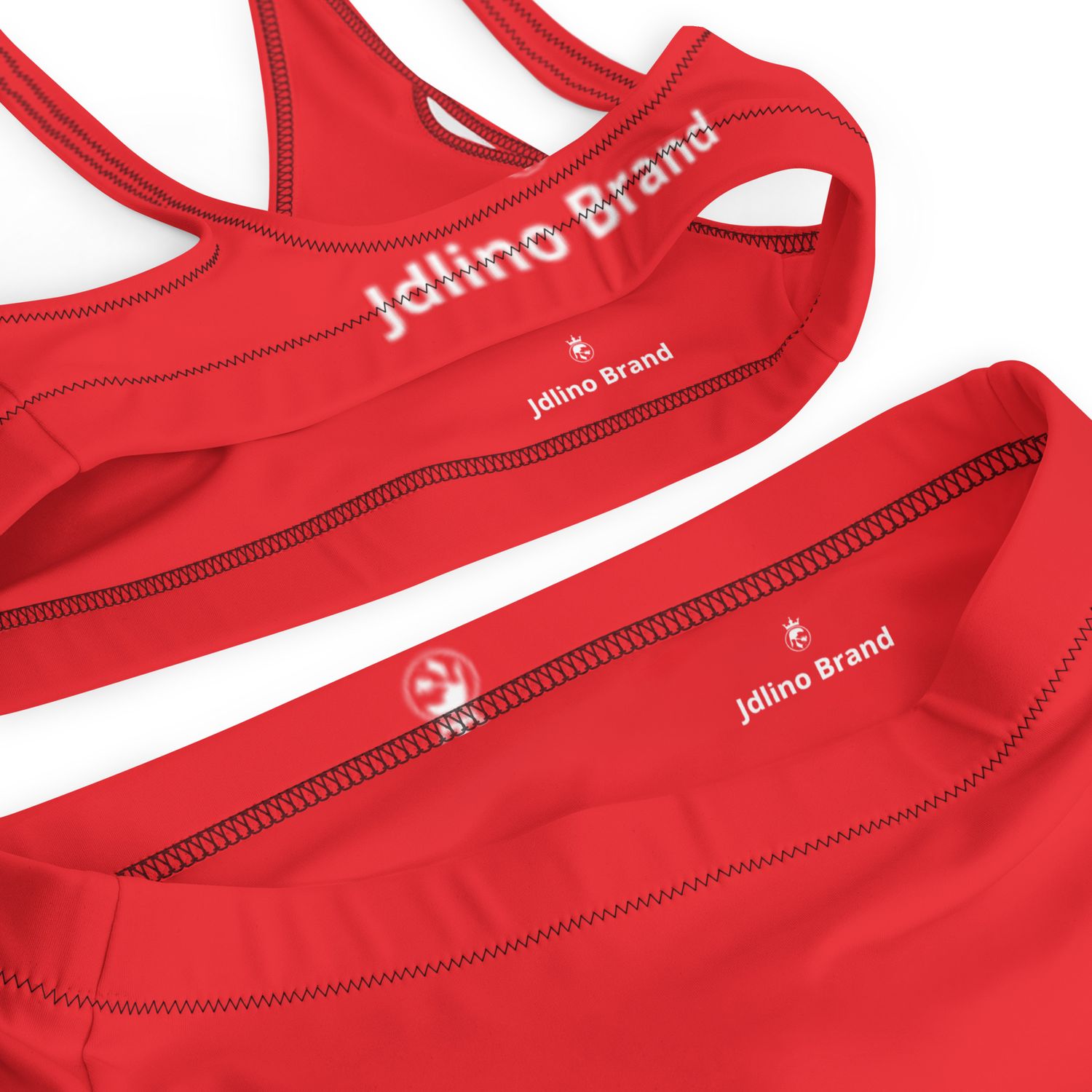 JdLino Brand R/W Recycled high-waisted bikini
