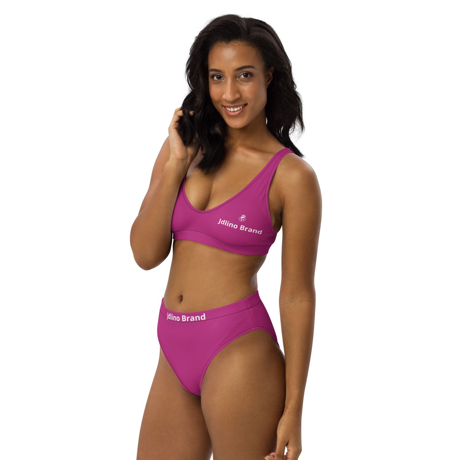 JdLino Brand P/W Recycled high-waisted bikini
