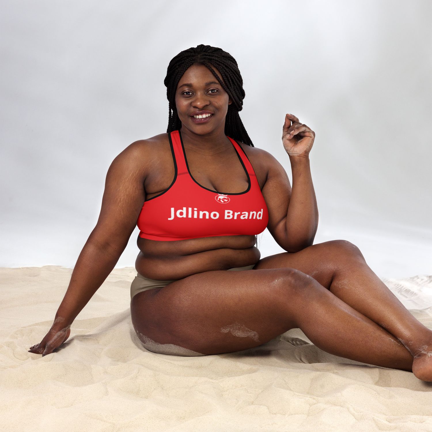 JdLino Brand R/W Padded Sports Bra