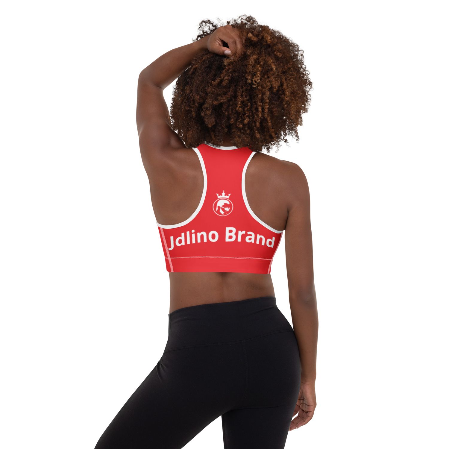 JdLino Brand R/W Padded Sports Bra