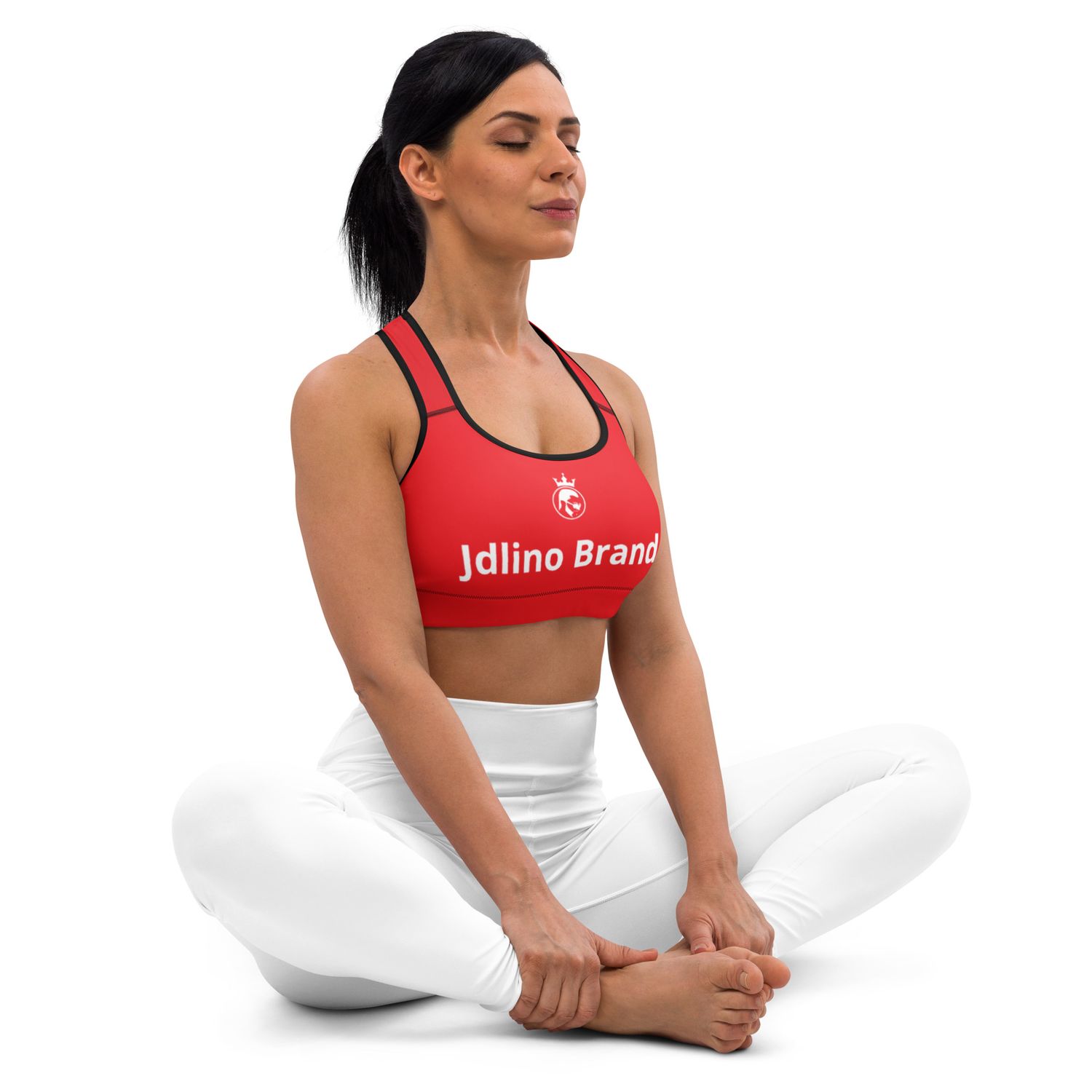 JdLino Brand R/W Padded Sports Bra