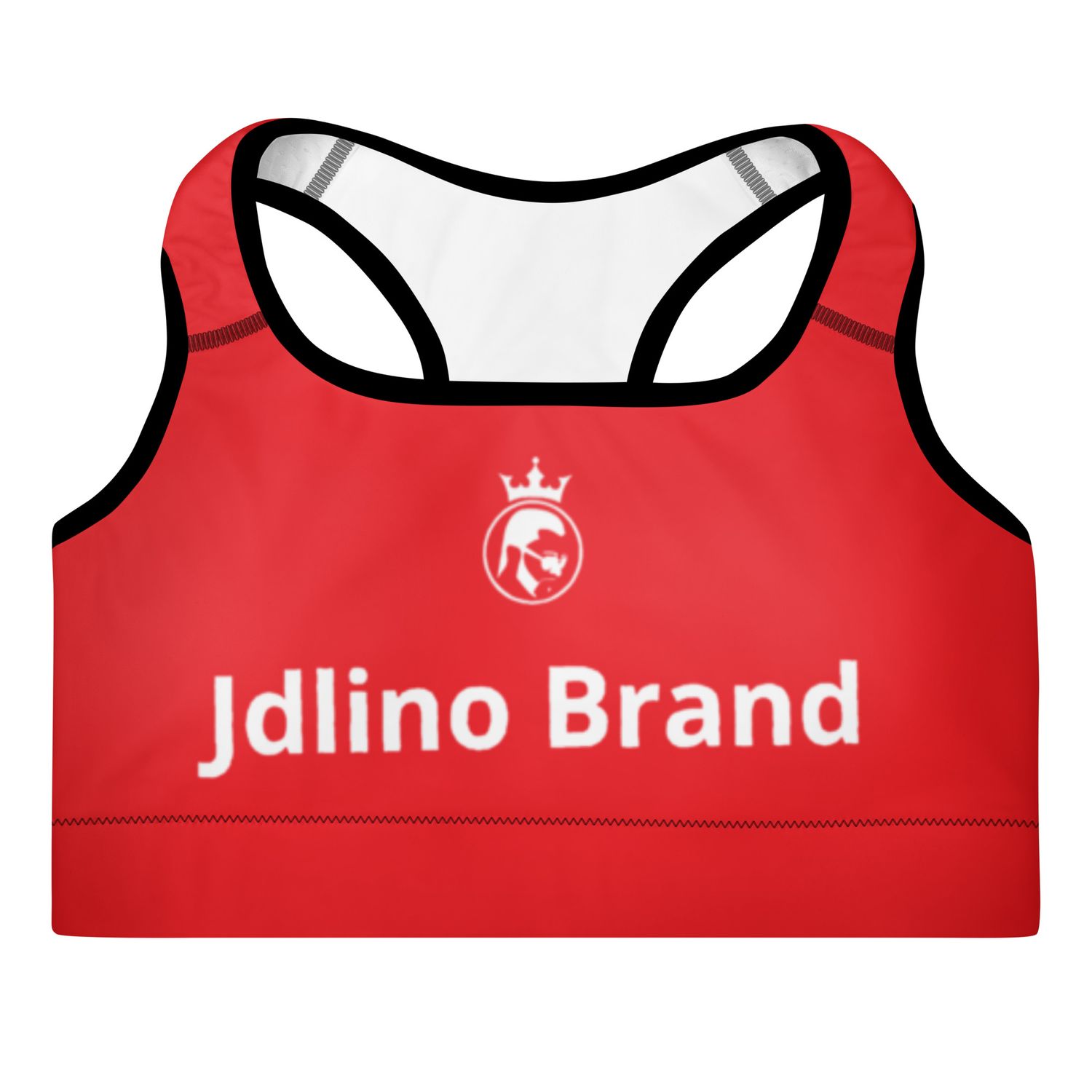 JdLino Brand R/W Padded Sports Bra