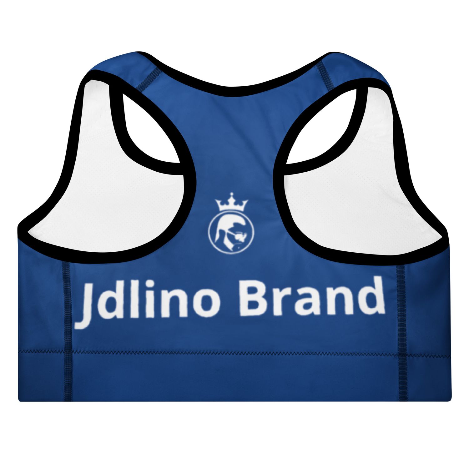 JdLino Brand B/W Padded Sports Bra