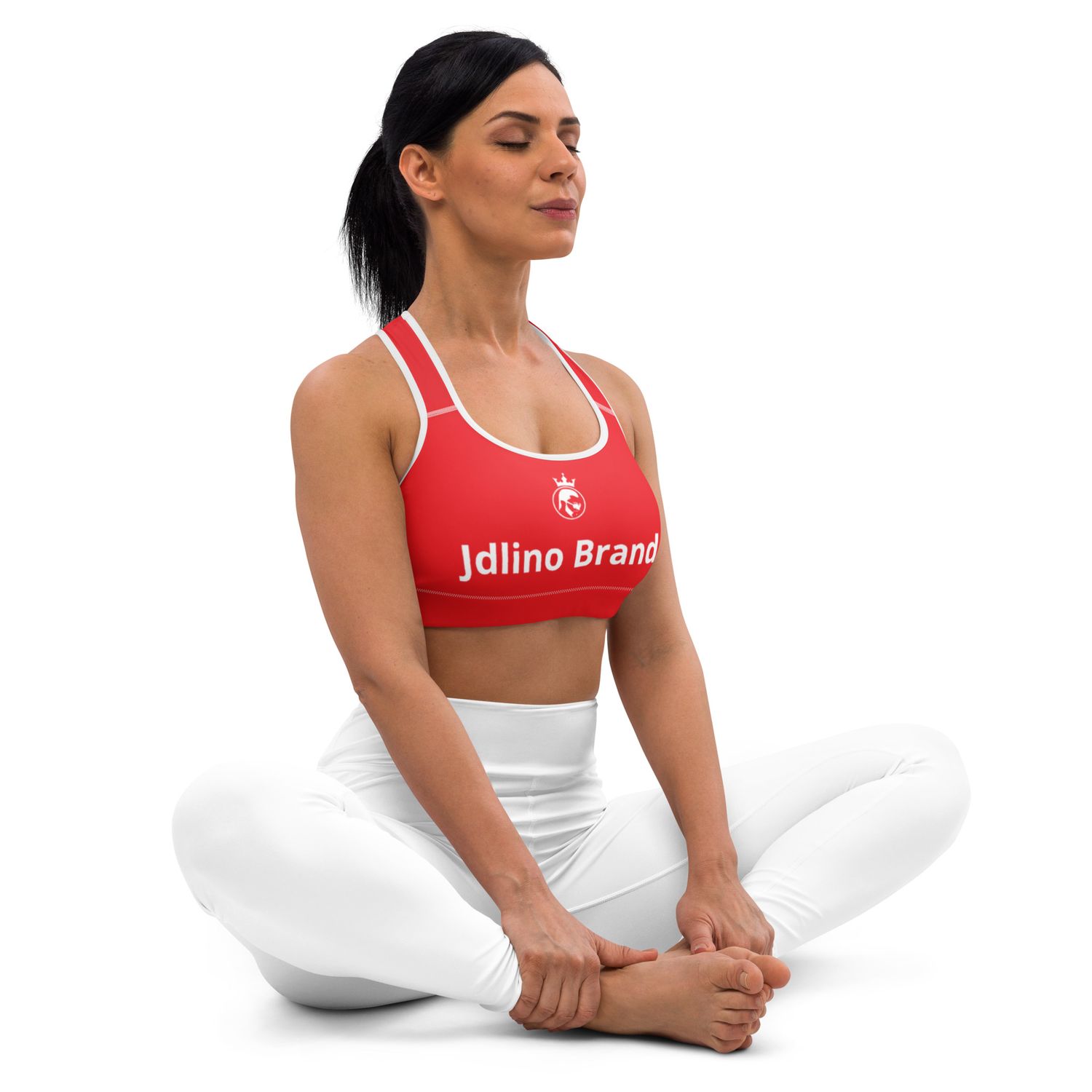 JdLino Brand R/W Padded Sports Bra