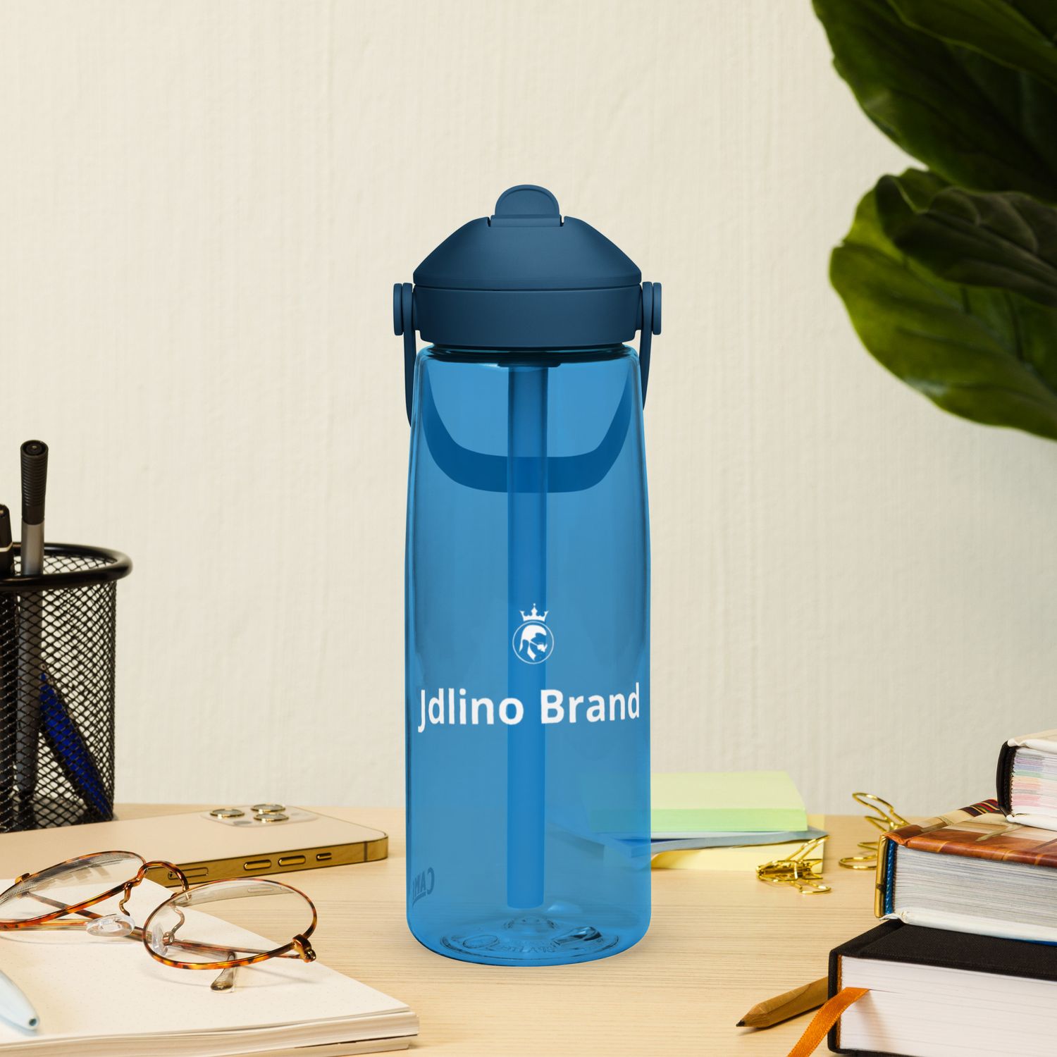 JdLino Brand Flip straw water bottle