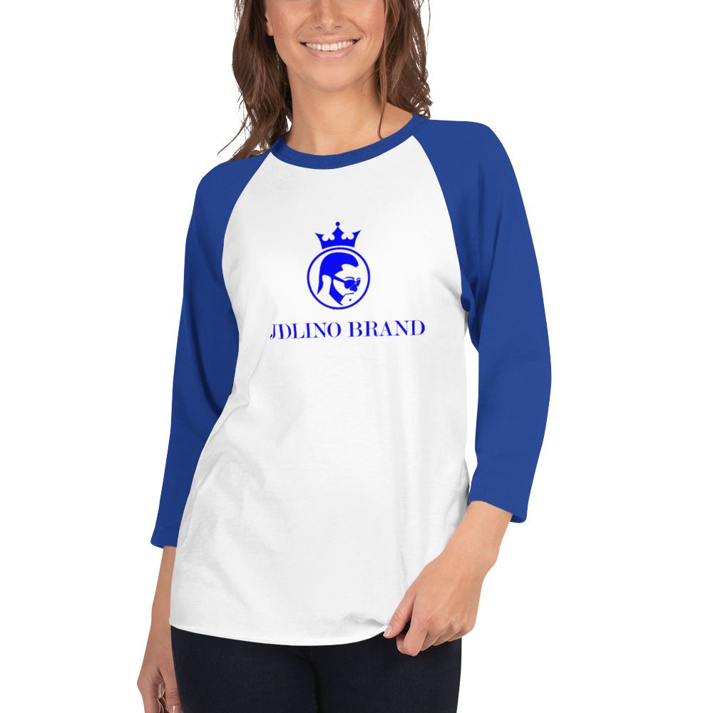 JdLino Brand B/W 3/4 sleeve raglan shirt