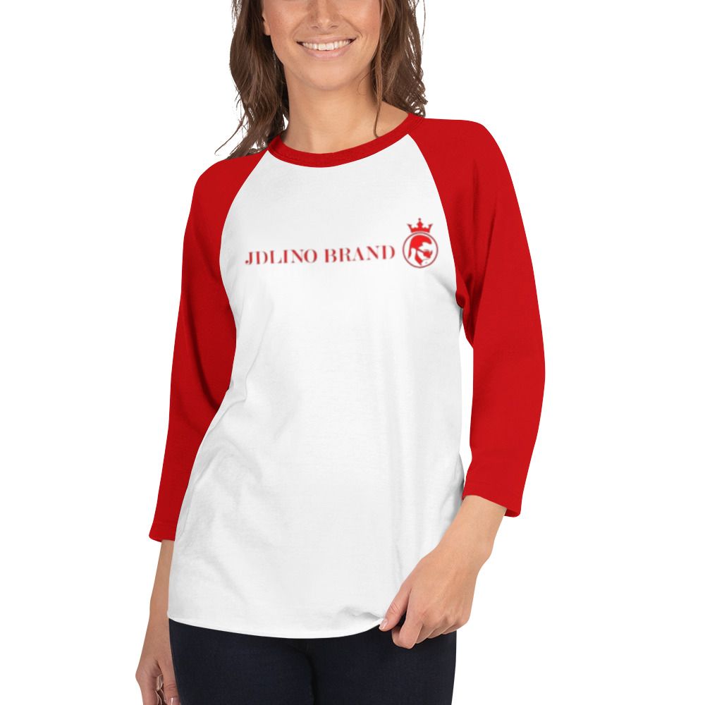 JdLino Brand R/W 3/4 sleeve raglan shirt