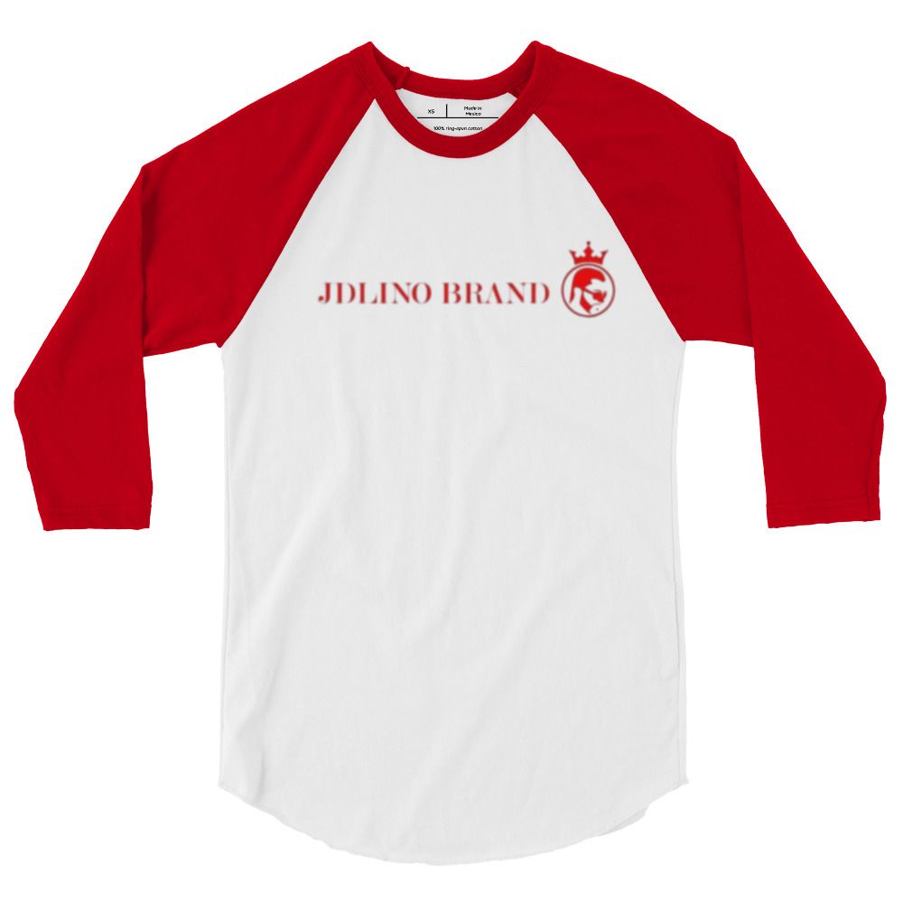 JdLino Brand R/W 3/4 sleeve raglan shirt