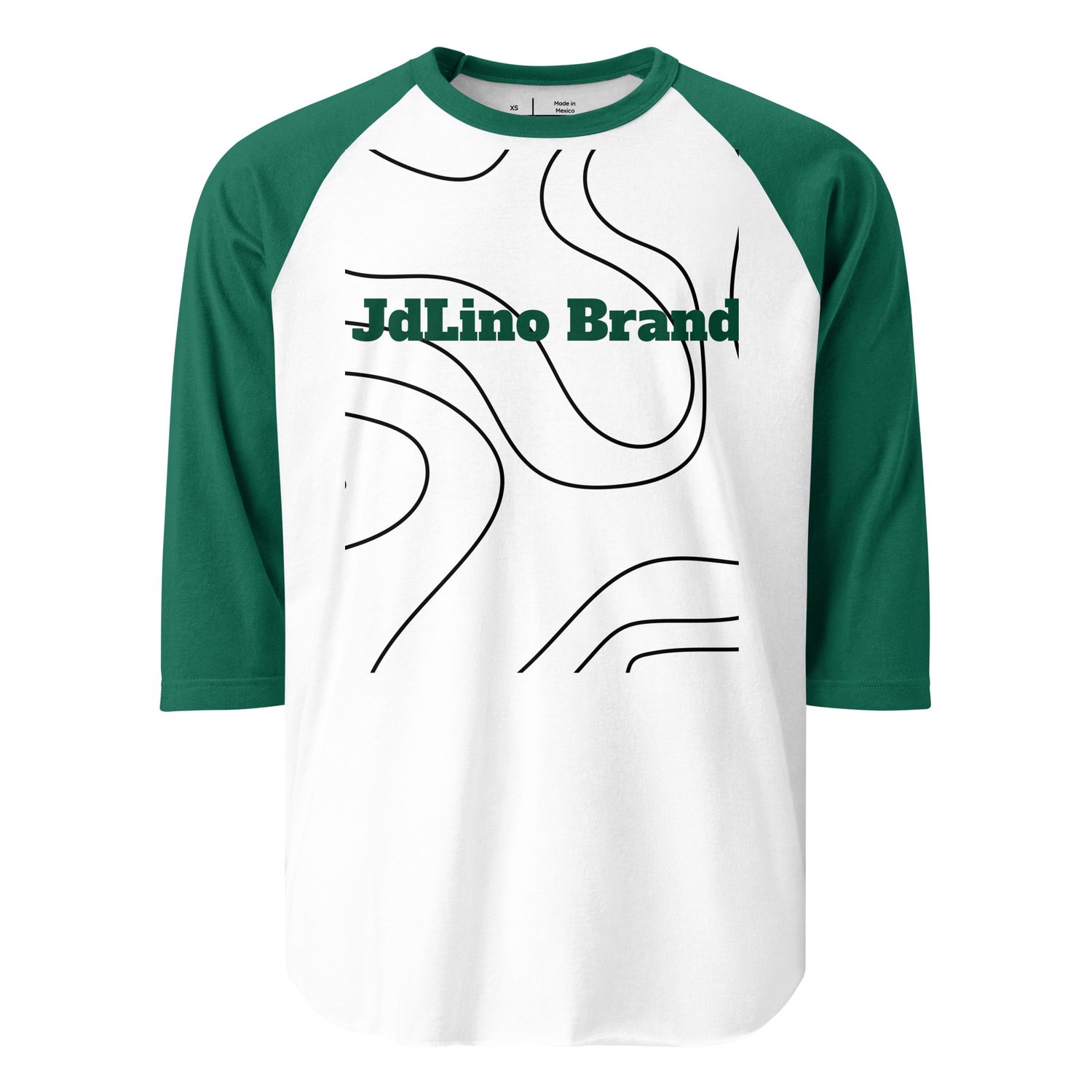 JdLino Brand G/W 3/4 sleeve raglan shirt