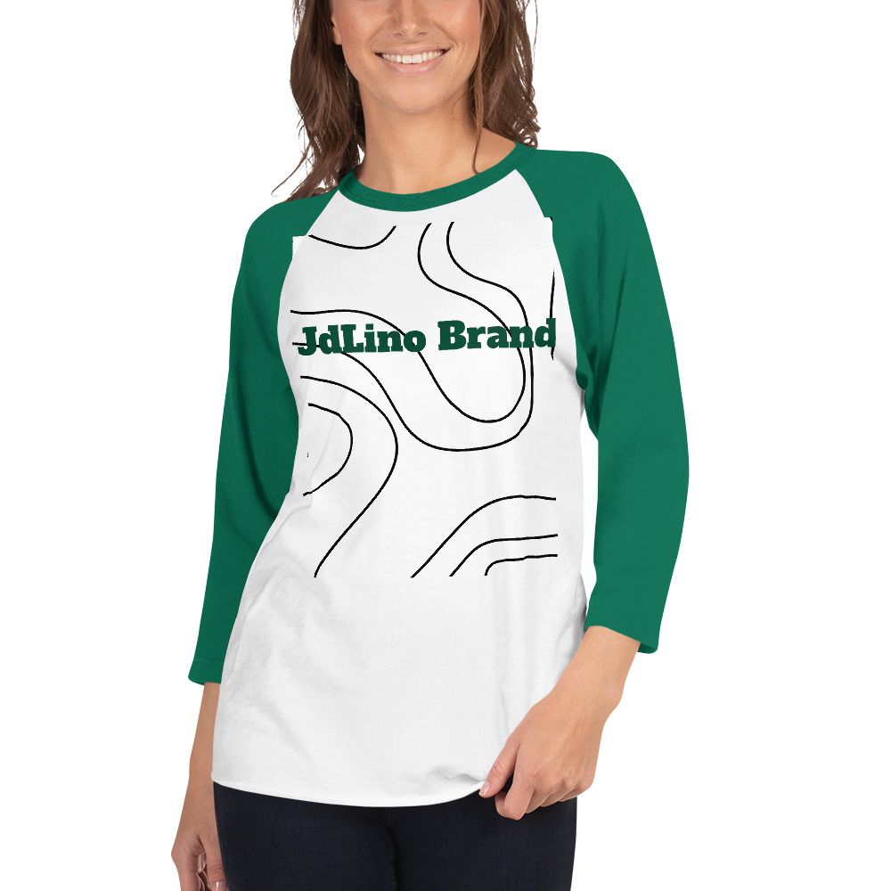 JdLino Brand G/W 3/4 sleeve raglan shirt