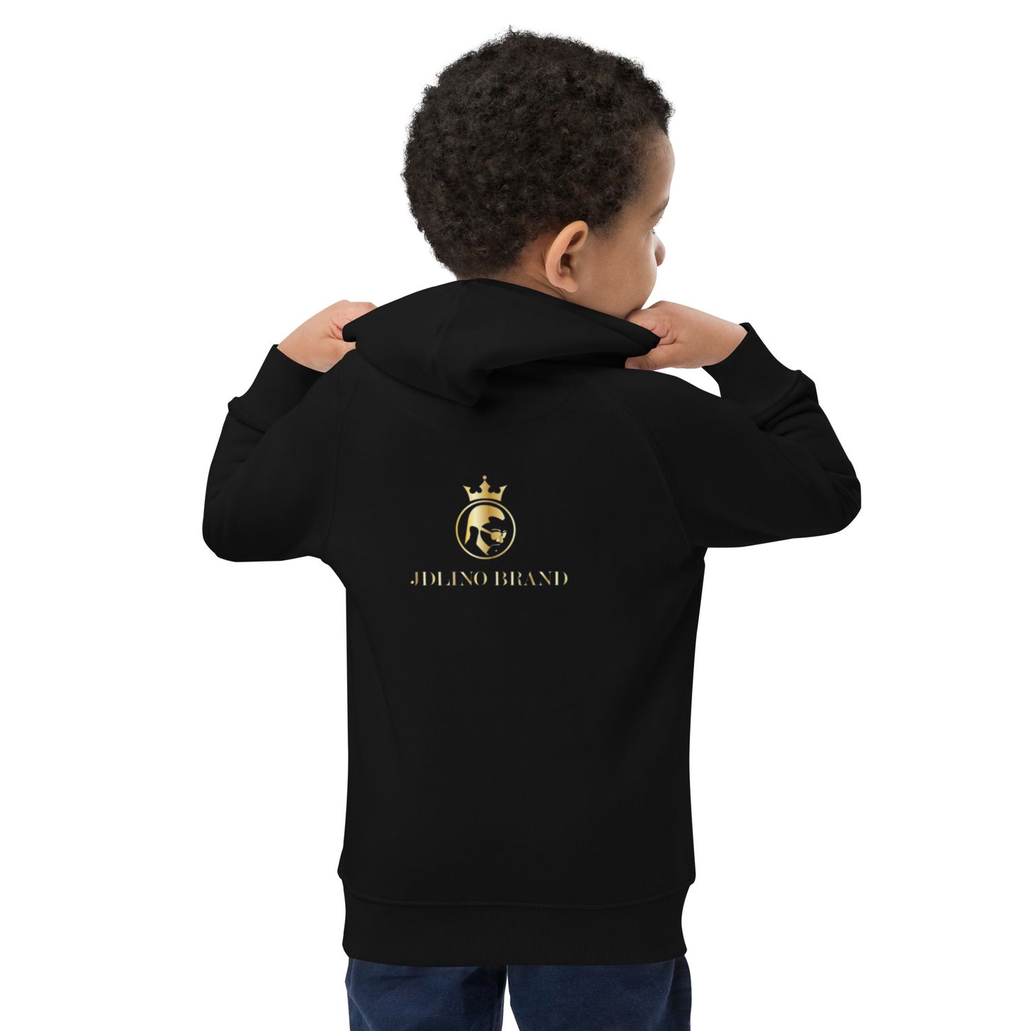 JdLino Brand Kids unisex eco hoodie