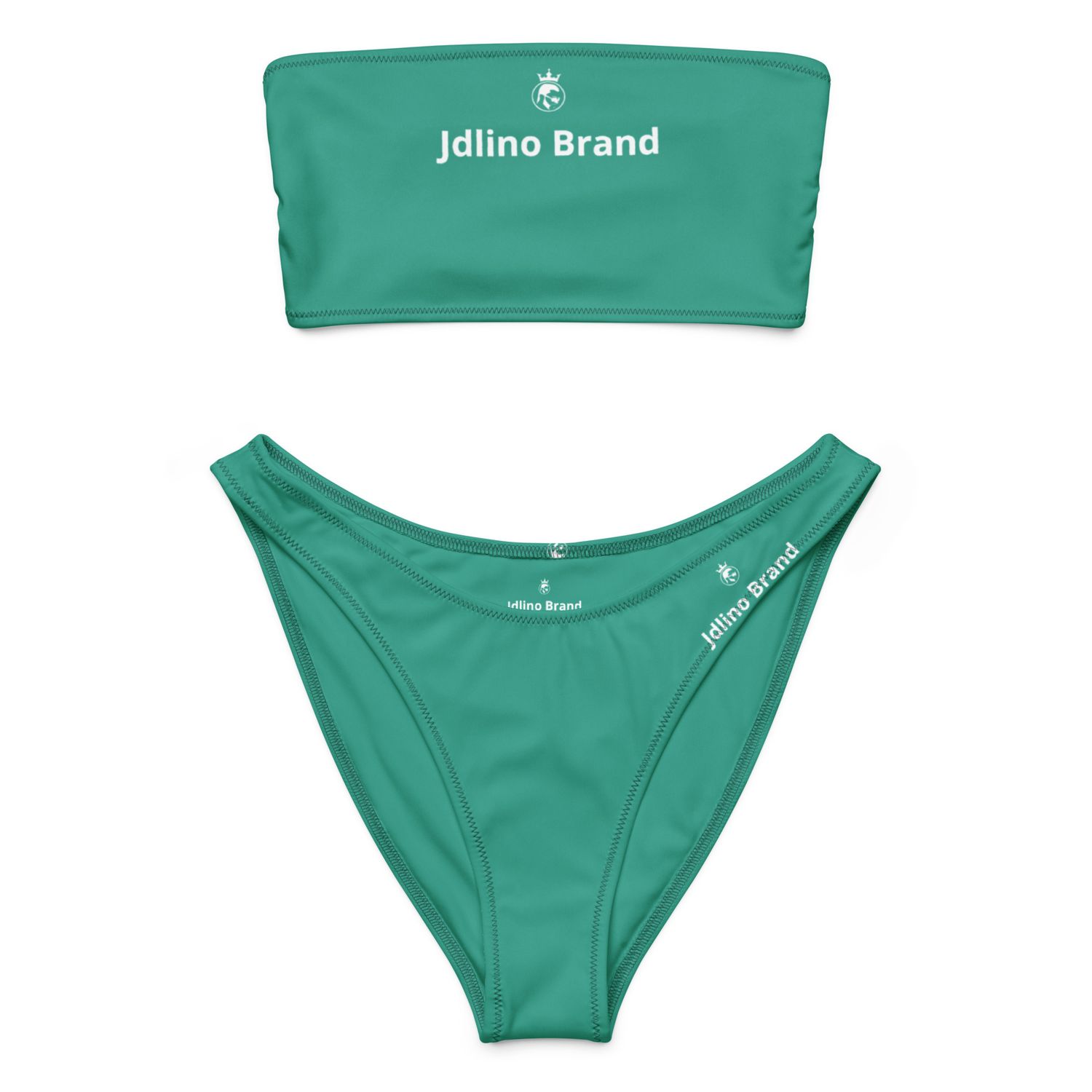 JdLino Brand N/A Recycled bandeau bikini