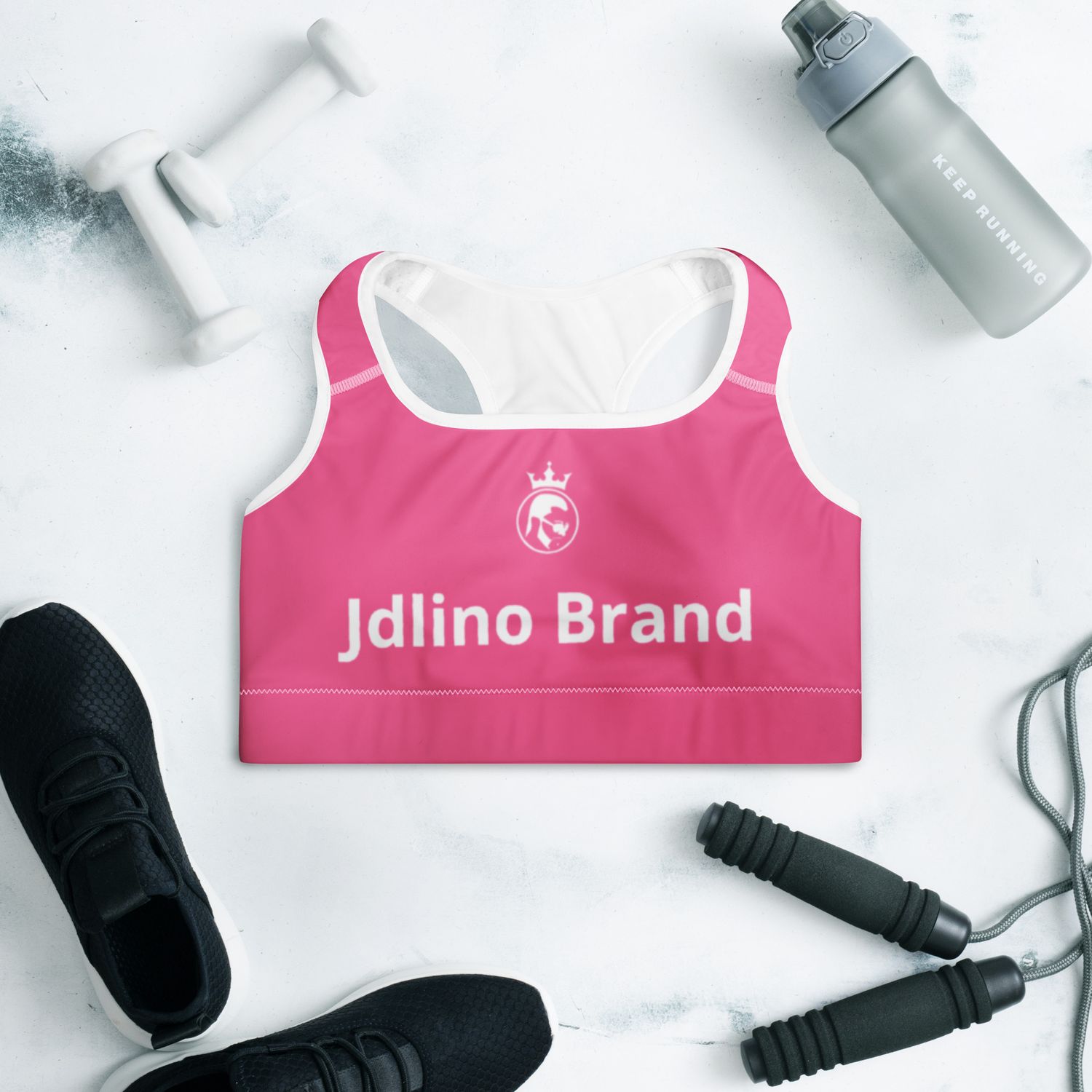 JdLino Brand P/W Padded Sports Bra