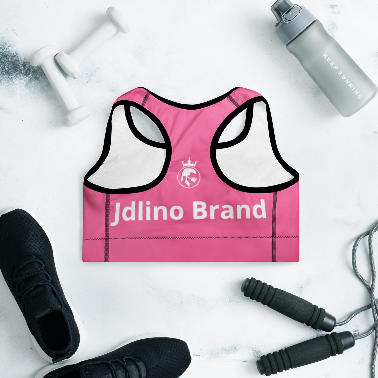 JdLino Brand P/W Padded Sports Bra