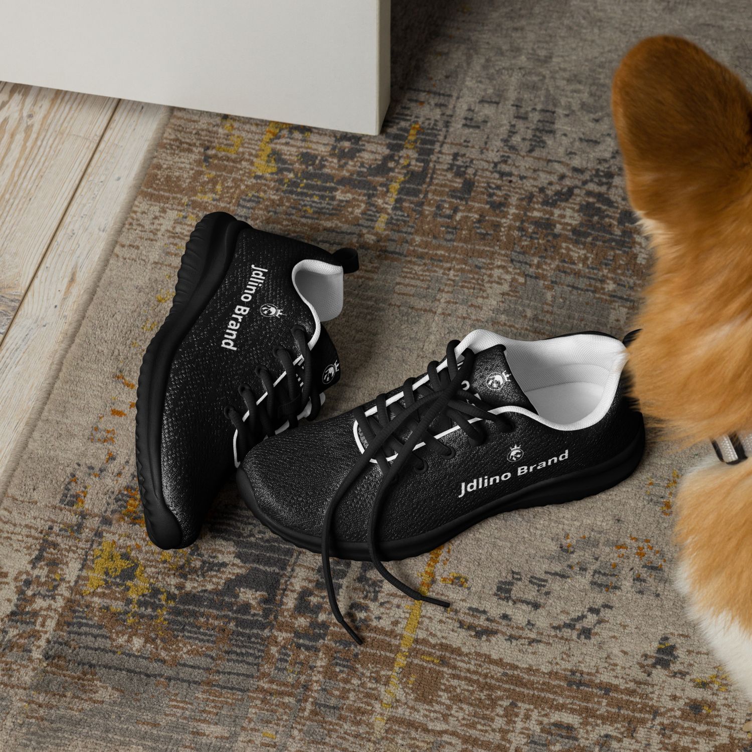 JdLino Brand Black Women’s athletic shoes