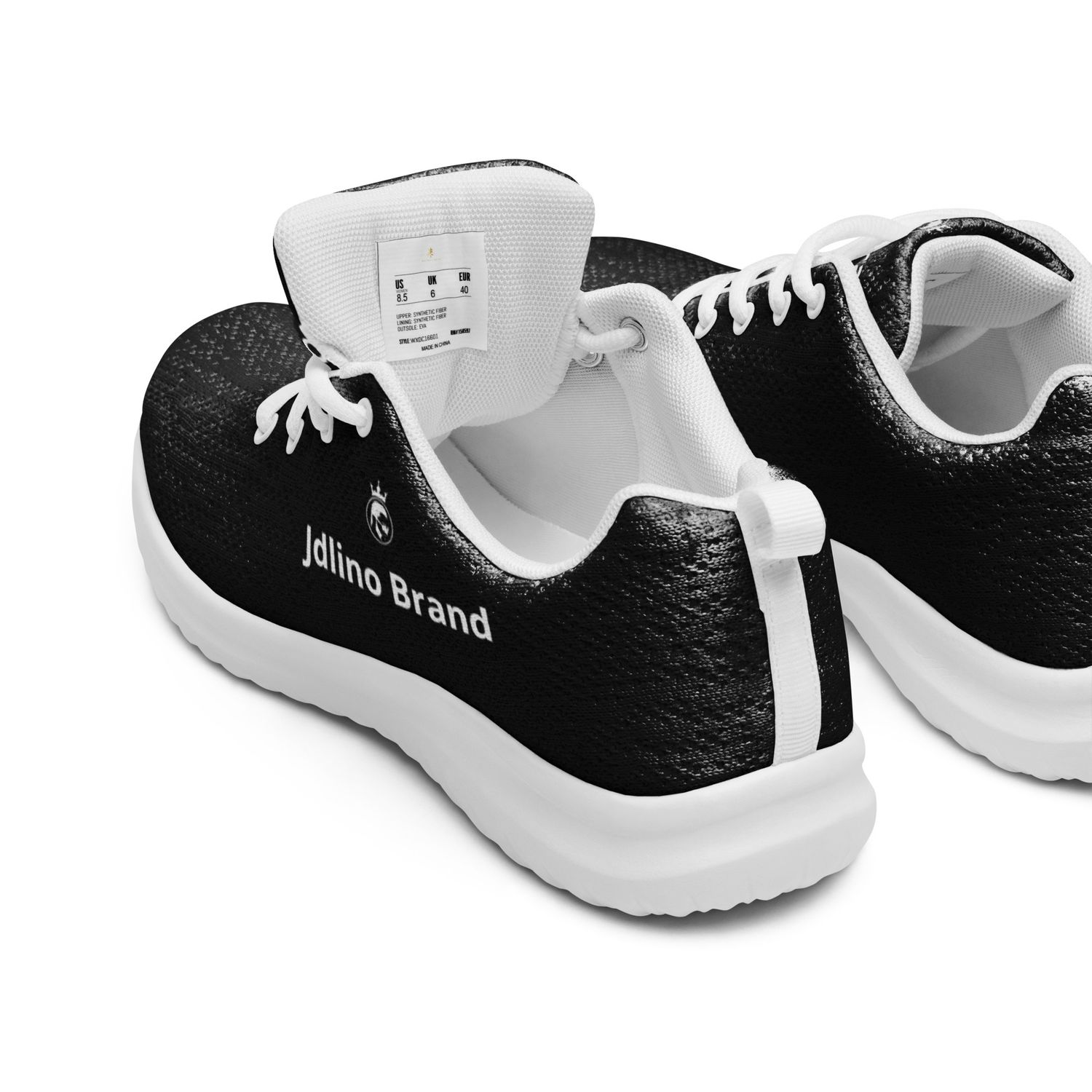 JdLino Brand Black Women’s athletic shoes