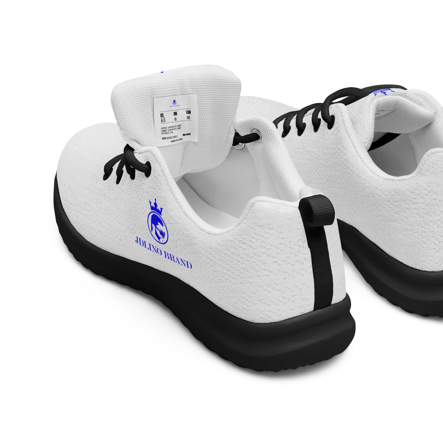 JdLino Brand White B Women’s athletic shoes