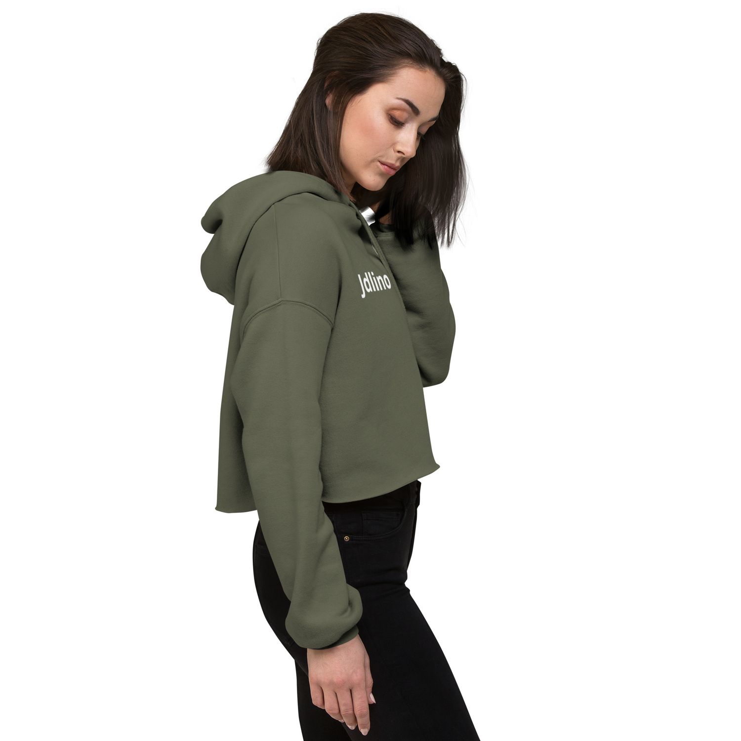 JdLino Brand A/G Crop Hoodie