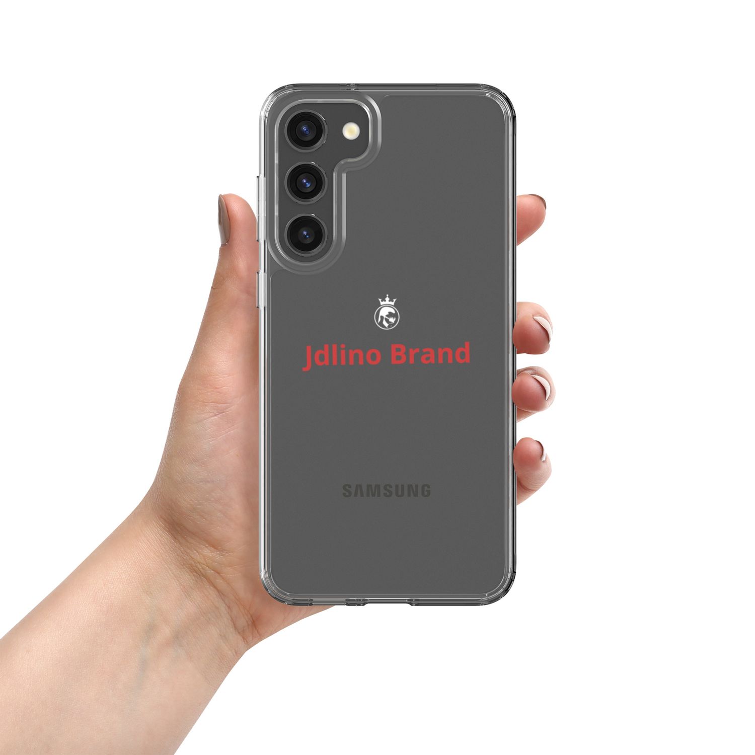 JdLino Brand R/W Clear Case for Samsung®