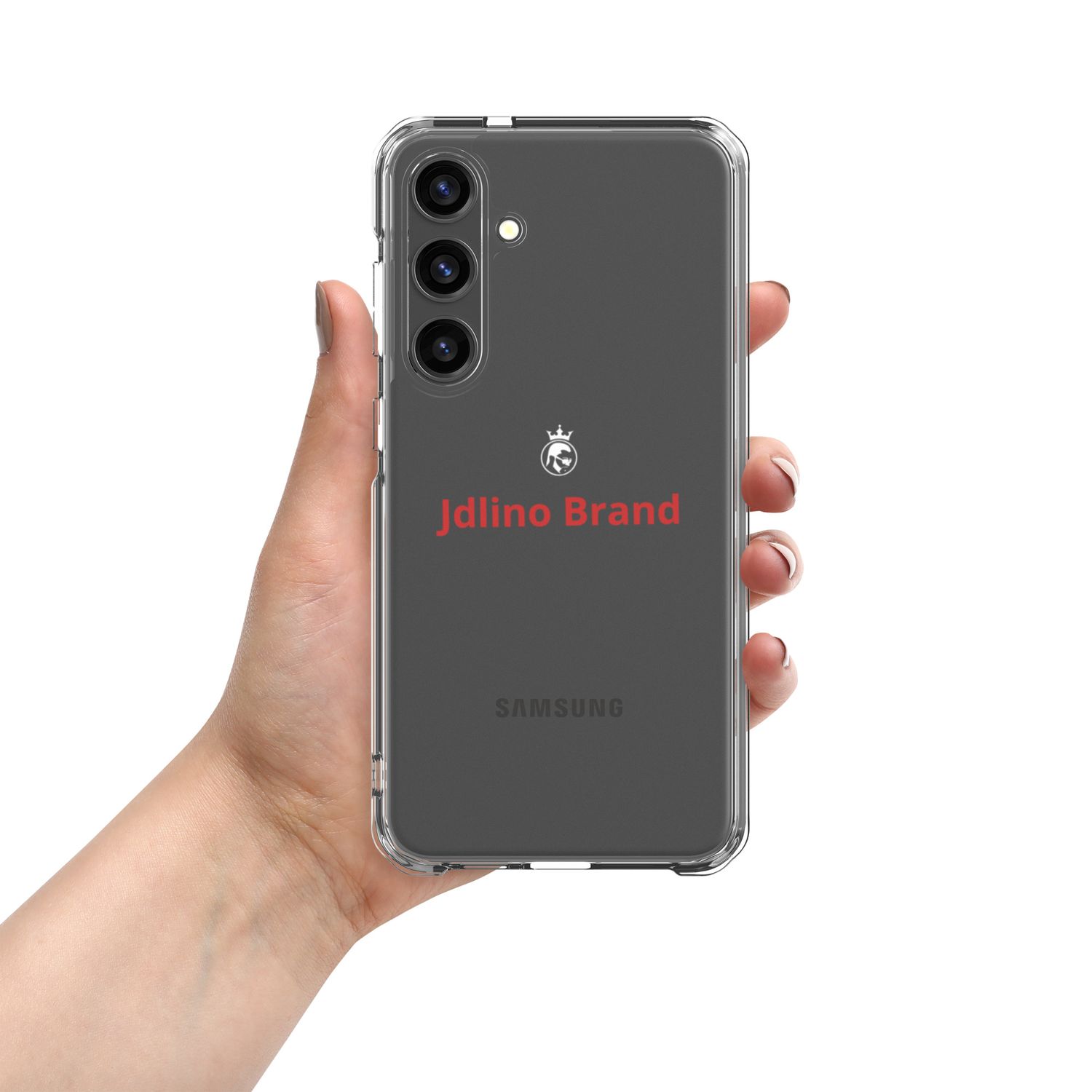 JdLino Brand R/W Clear Case for Samsung®