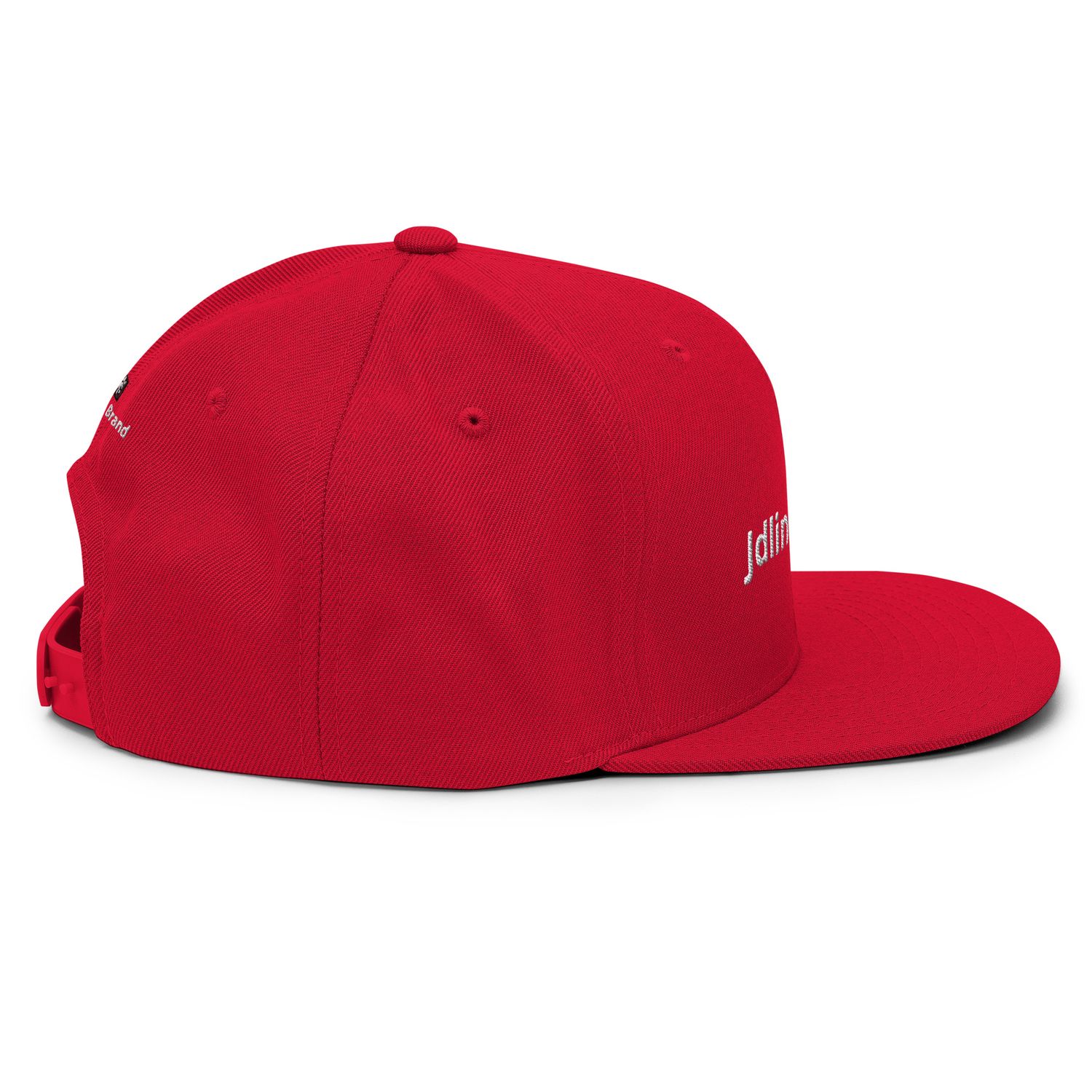 JdLino Brand R/W Snapback Hat